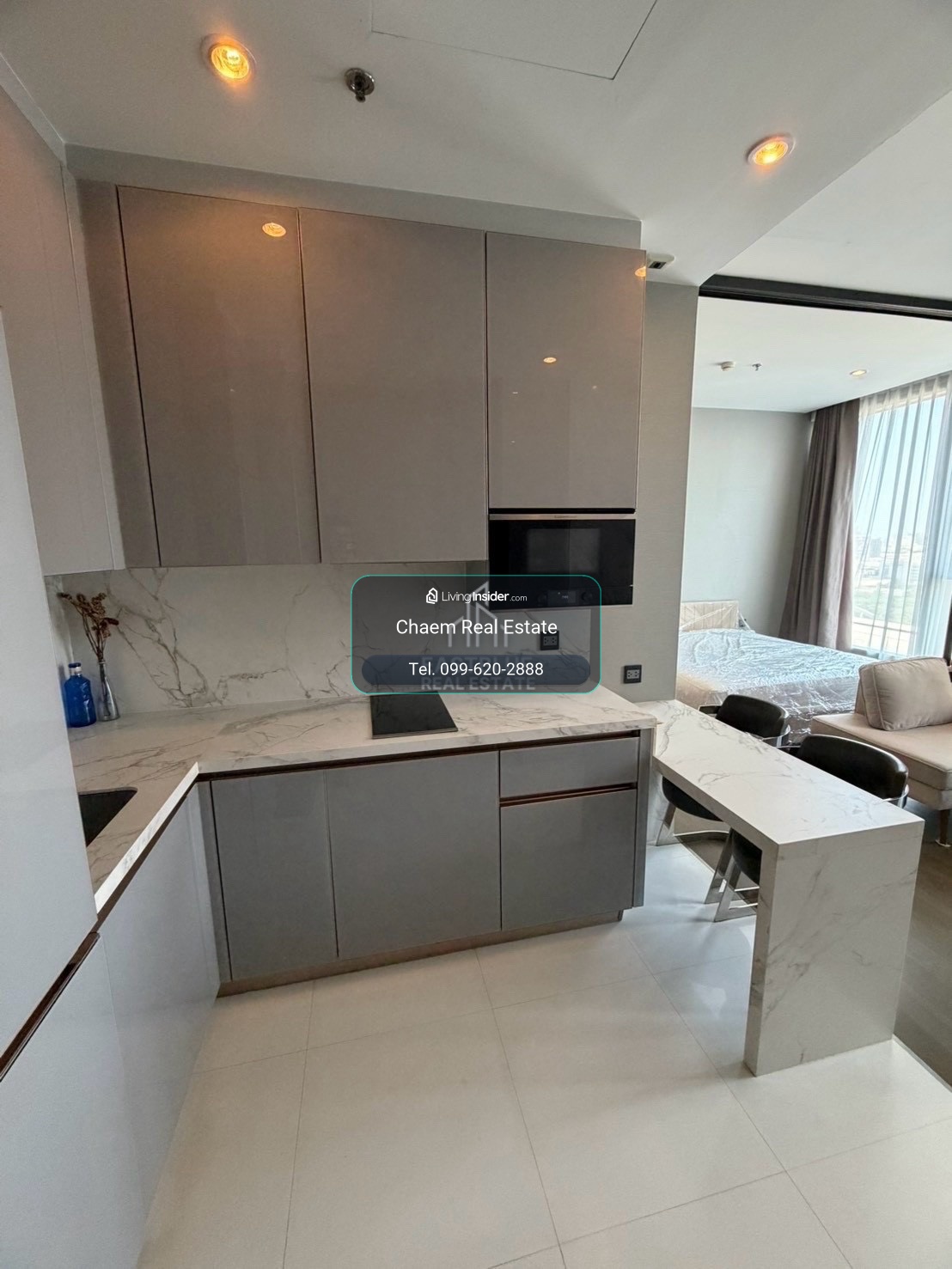Urgent For Rent/ Condo THE ESSE at SINGHA COMPLEX “Ready to move” | newly renovated | k.chaem 099-620-2888 – รูปที่ 4