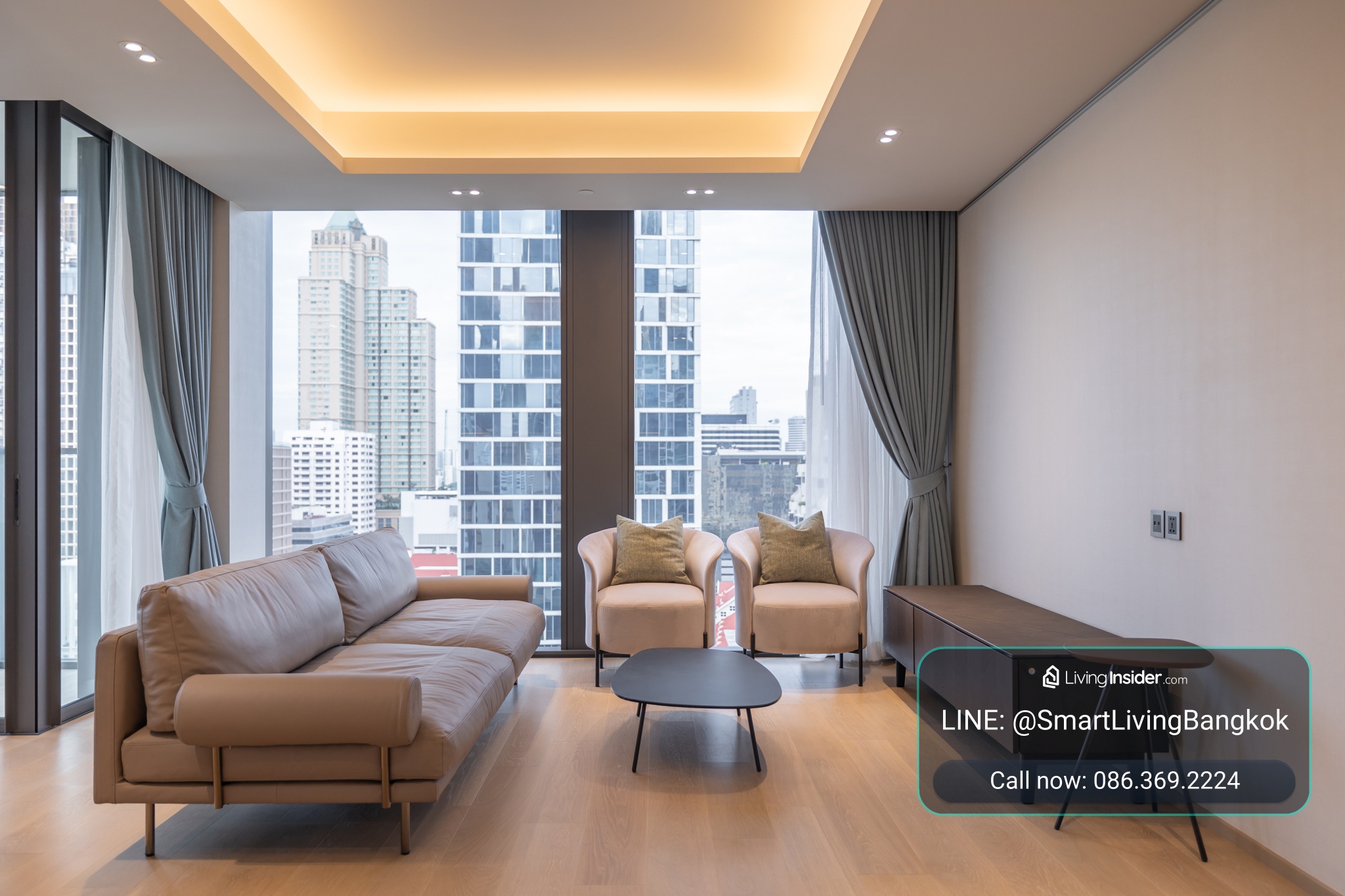 ให้เช่าคอนโดหรูและเลี้ยงสัตว์ได้ TonSon One Residence (ต้นสน วัน เรสซิเดนซ์) 1 ห้องนอน ชั้นสูง มีลิฟต์ส่วนตัวตรงถึงห้อง ใกล้ BTS ชิดลม – รูปที่ 3