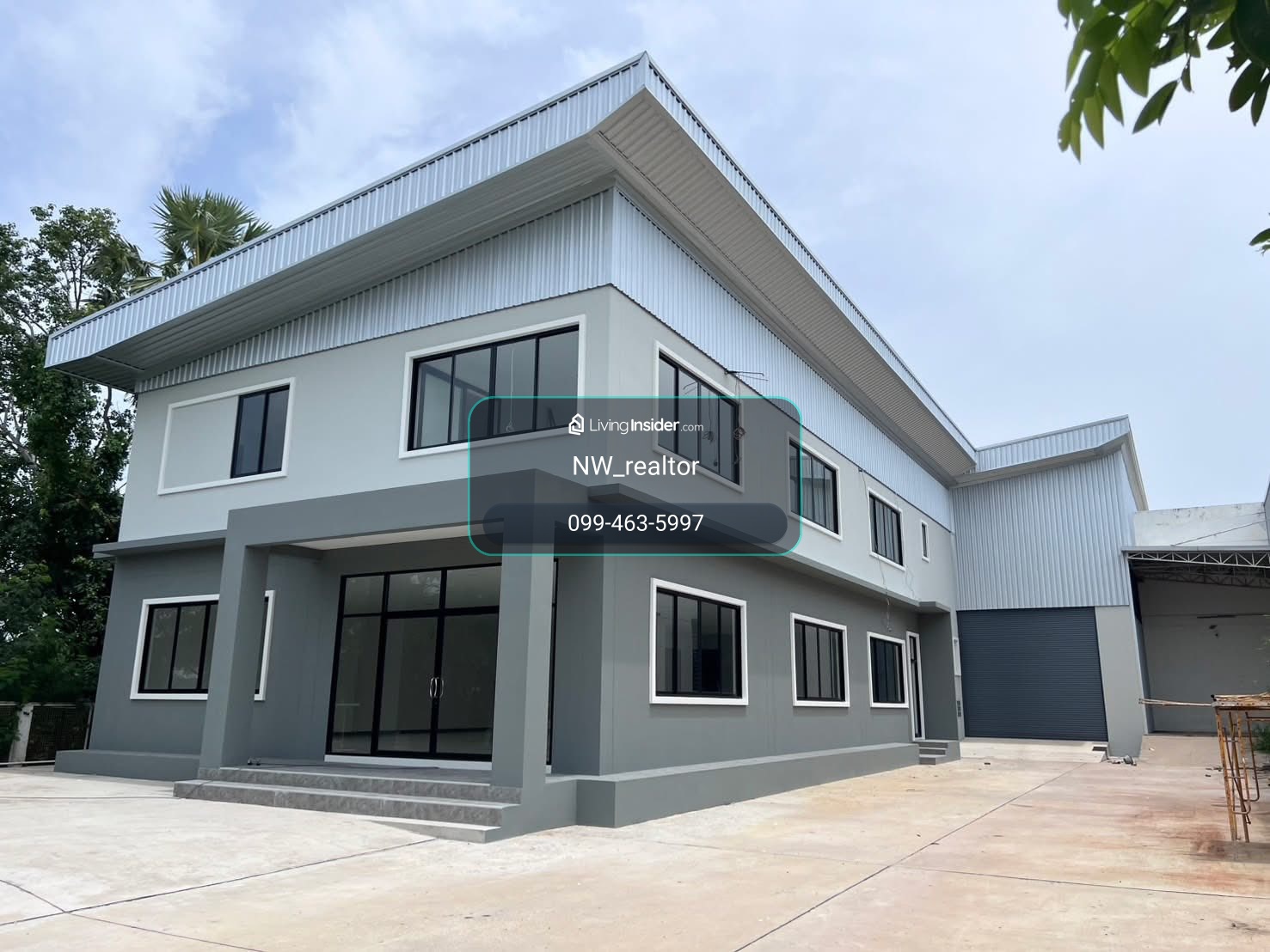 For sale/rent, warehouse with home office Usable area of ​​more than 2,000 sq m.  Pink land near Central Salaya. – รูปที่ 3