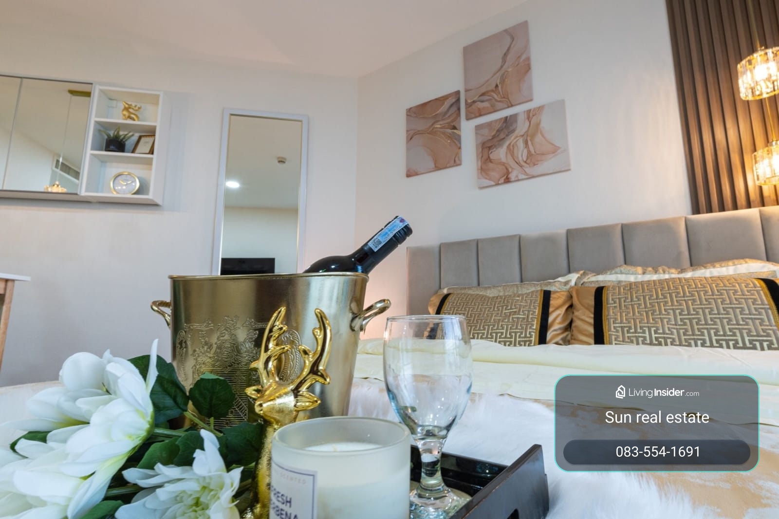For rent condo The Palm Wongamat Beach Front pattaya  (S03-2152 R) – รูปที่ 4
