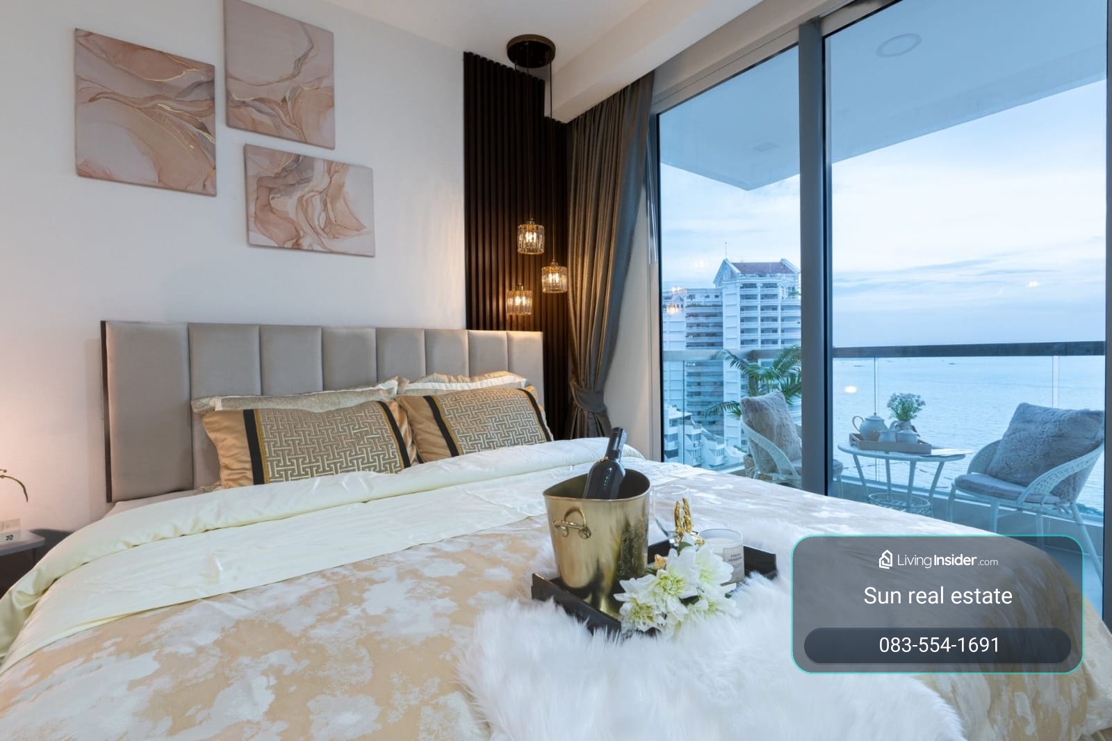 For rent condo The Palm Wongamat Beach Front pattaya  (S03-2152 R) – รูปที่ 2