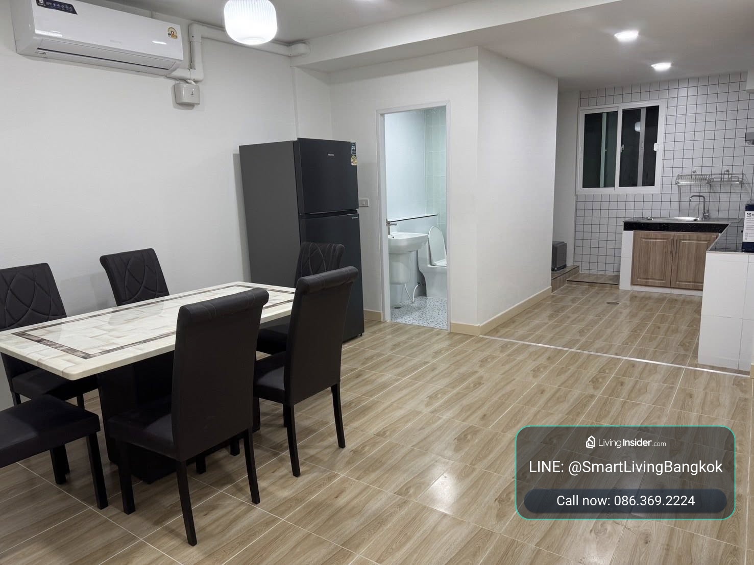 ให้เช่า ทาวน์เฮ้าส์ 3 ชั้น โครงการ House Phum Urai (บ้านพุ่มอุไร) รัชดา-สุทธิสาร 5 ห้องนอน เฟอร์ฯ ครบ ใกล้ MRT – รูปที่ 2