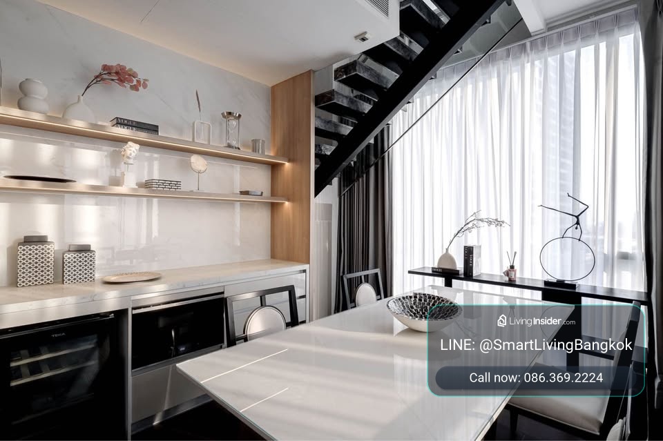 ให้เช่าคอนโดหรู LAVIQ Sukhumvit  (ลาวิค สุขุมวิท) ห้อง Duplex 2 ห้องนอน 98 ตร.ม. ใกล้ BTS ทองหล่อ (รับสัญญาระยะสั้น) – รูปที่ 2