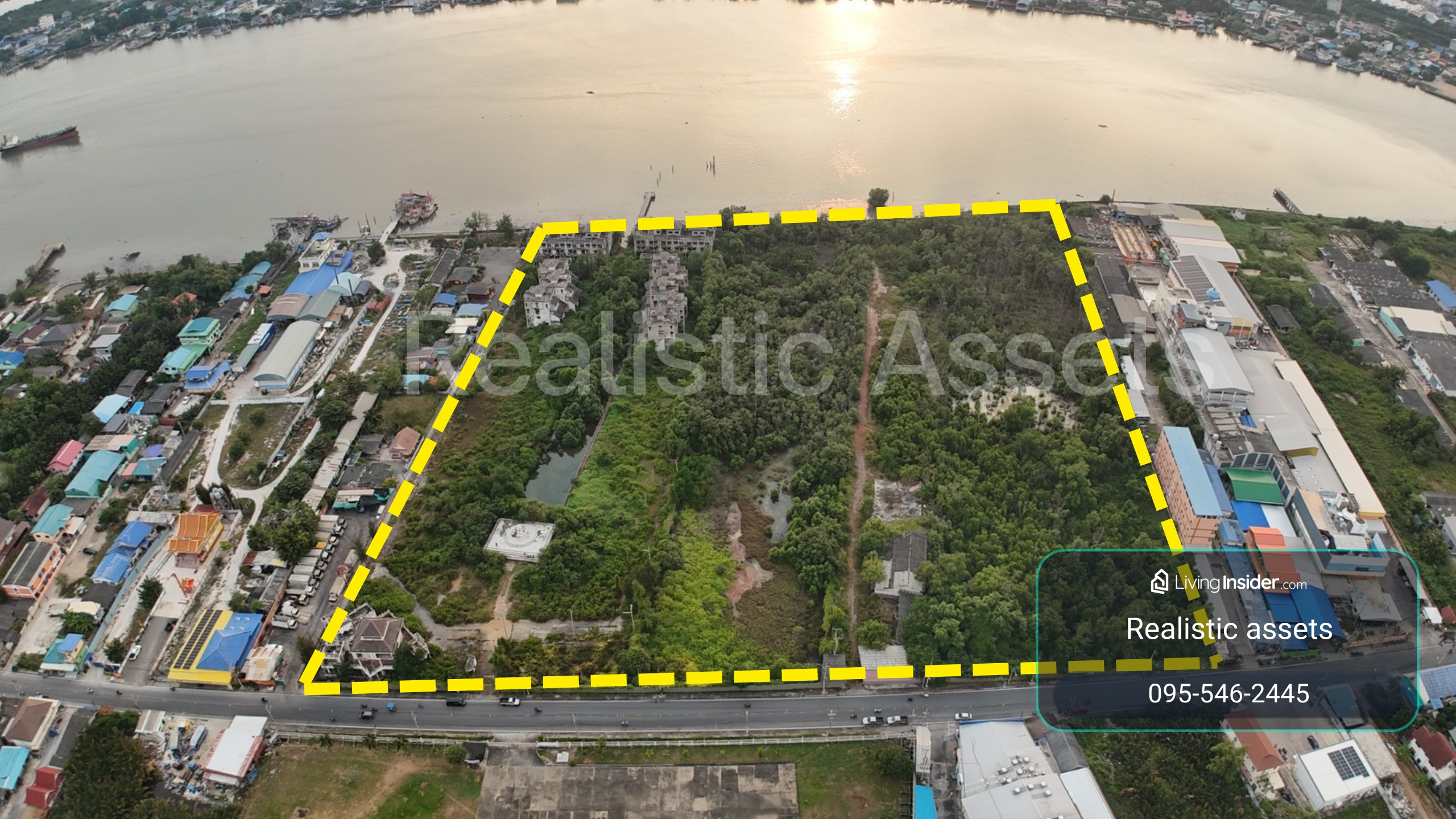 📍 Rare Riverside Land Opportunity ที่ดินแปลงใหญ่ติดแม่น้ำท่าจีน ขนาดกว่า 41 ไร่ พร้อมหน้ากว้างติดแม่น้ำและถนนใหญ่ – รูปที่ 2