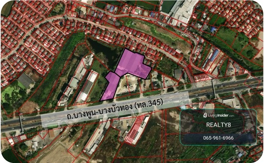 ขายที่ดินพร้อมอาคารสำนักงานและโกดัง ติดถนน 345 เหมาะธุรกิจ Showroom • Warehouse • Logistics • Commercial Use – รูปที่ 4
