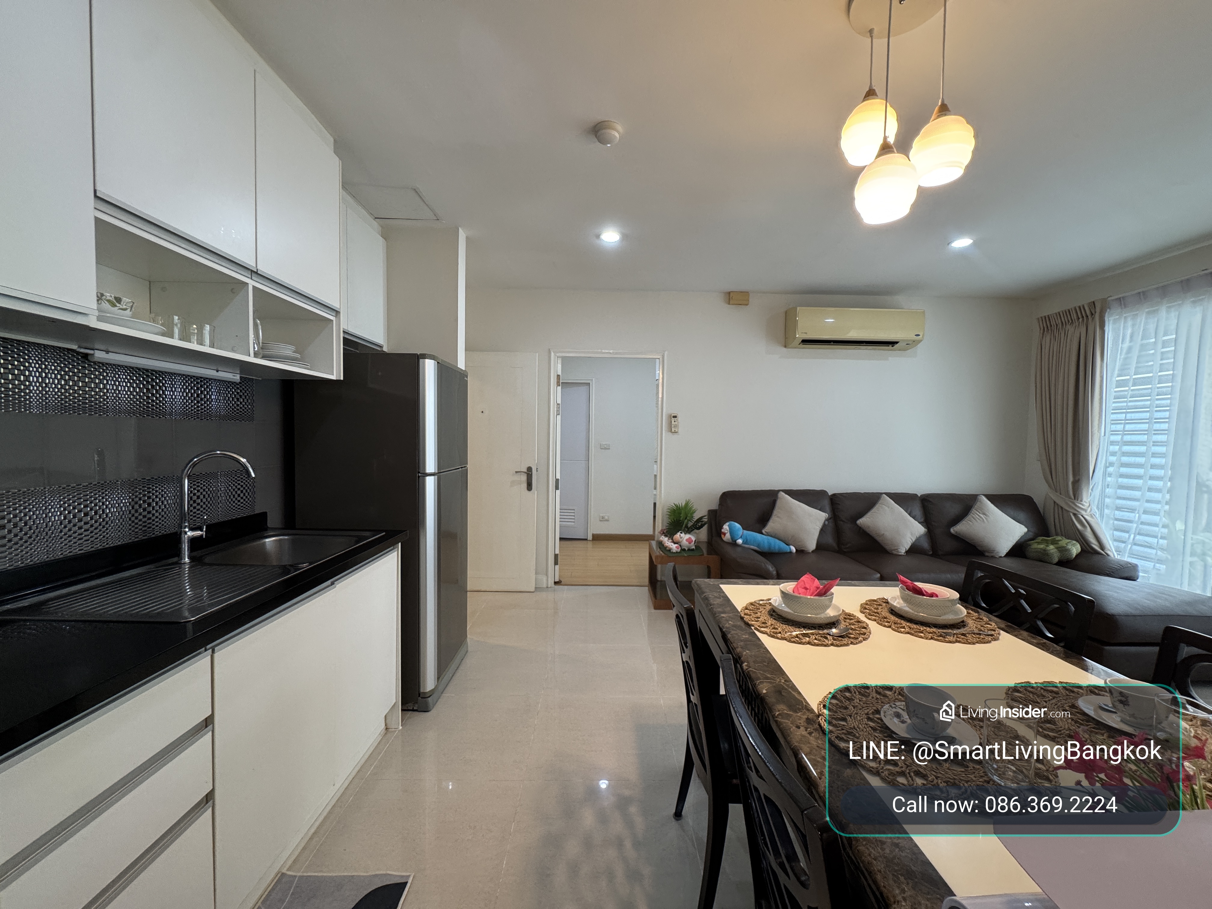 ให้เช่าคอนโด Chanarat Place (ชนารัตน์ เพลส) สเปซกว้าง 90 ตร.ม. 2 ห้องนอน ทำเลใจกลางเมือง ใกล้ BTS พร้อมพงษ์ – รูปที่ 3