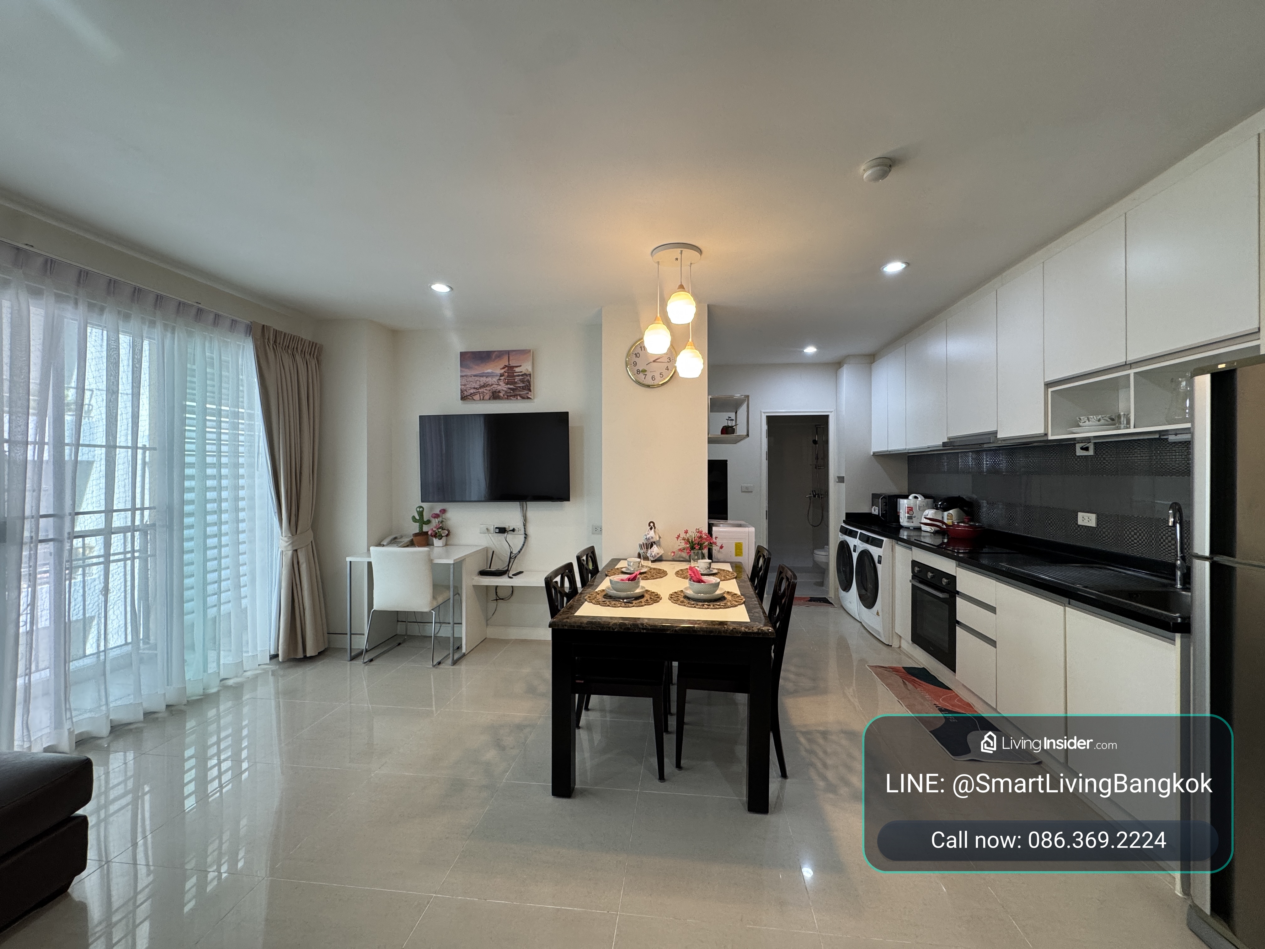 ให้เช่าคอนโด Chanarat Place (ชนารัตน์ เพลส) สเปซกว้าง 90 ตร.ม. 2 ห้องนอน ทำเลใจกลางเมือง ใกล้ BTS พร้อมพงษ์ – รูปที่ 2