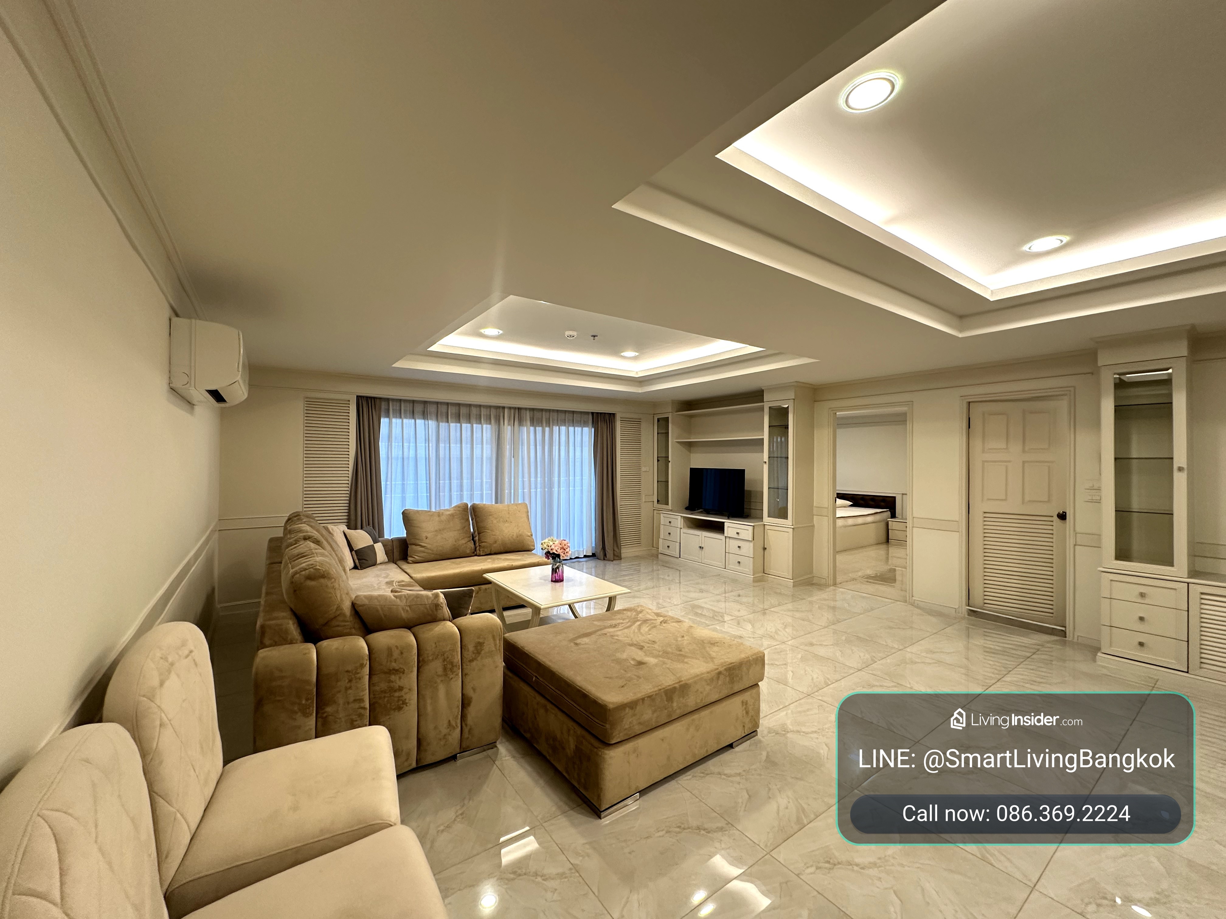 Condo for rent, M Towers (M Towers), large family size, 230 sq m, 3 bedrooms, 3 bathrooms, near BTS Phrom Phong. – รูปที่ 2