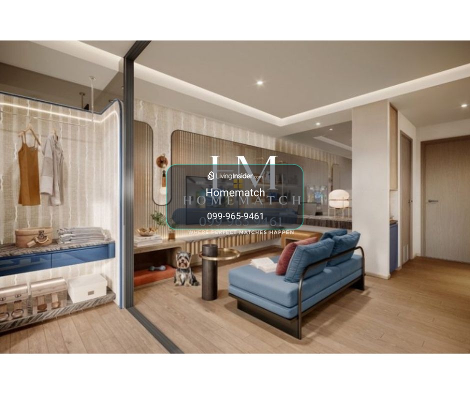 ขายดาวน์ 2 beds 45 sqm. tower B high fl. corner FQ Quota garden inner view  89k/sqm. ตำแหน่งหายาก ราคารอบ VVIP 0999659461 – รูปที่ 4