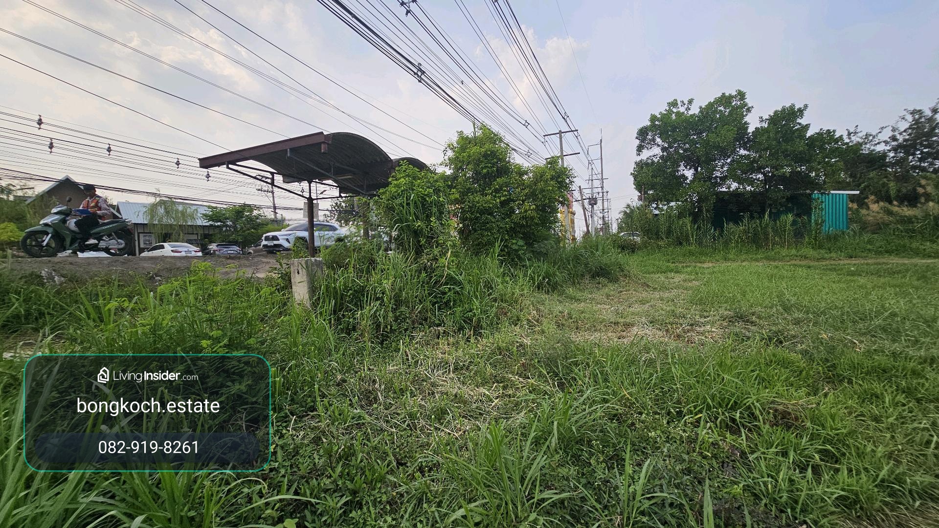 Strategic land plot for sale, 13 rai, Nai Pathum Thani, width 71 meters. – รูปที่ 2