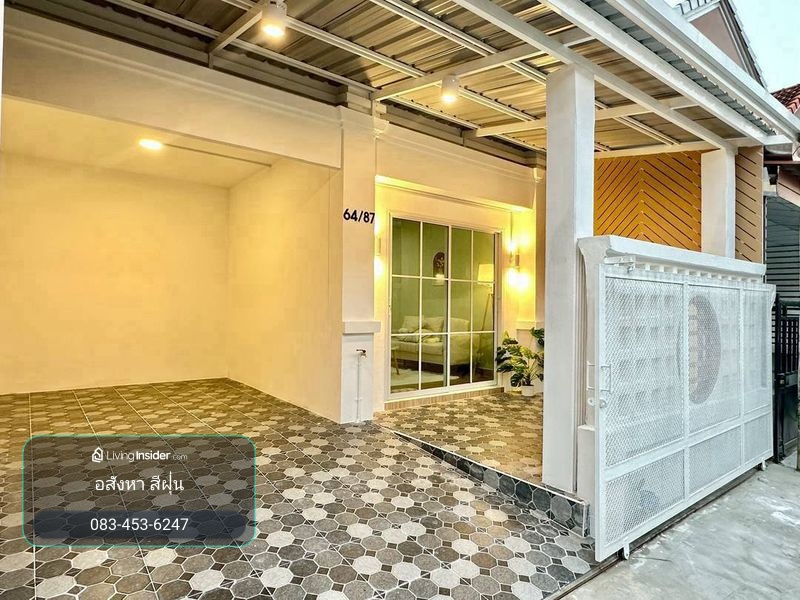 ขายทาวน์เฮ้าส์ 2 ชั้น หมู่บ้านพฤกษา 37 ใกล้ถนนกาญจนาภิเษก เนื้อที่ 17 ตารางวา 3 ห้องนอน ตำบลบางแม่นาง อำเภอบางใหญ่ จังหวัดนนทบุรี – รูปที่ 2