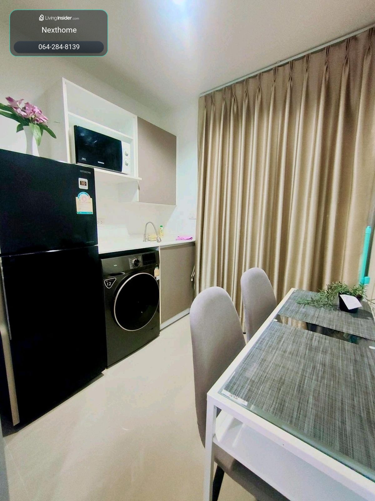 🔥ให้เช่าด่วน🔥 Metro Luxe Kaset ใกล้ ม.เกษตร ห้องแต่งครบ พร้อม Washer & Dryer – รูปที่ 3