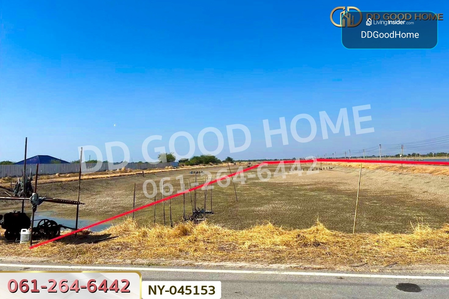 Land for sale in Bang Pakong, Chachoengsao, 9 rai 287 sq.wa.,  NY-045153 – รูปที่ 3