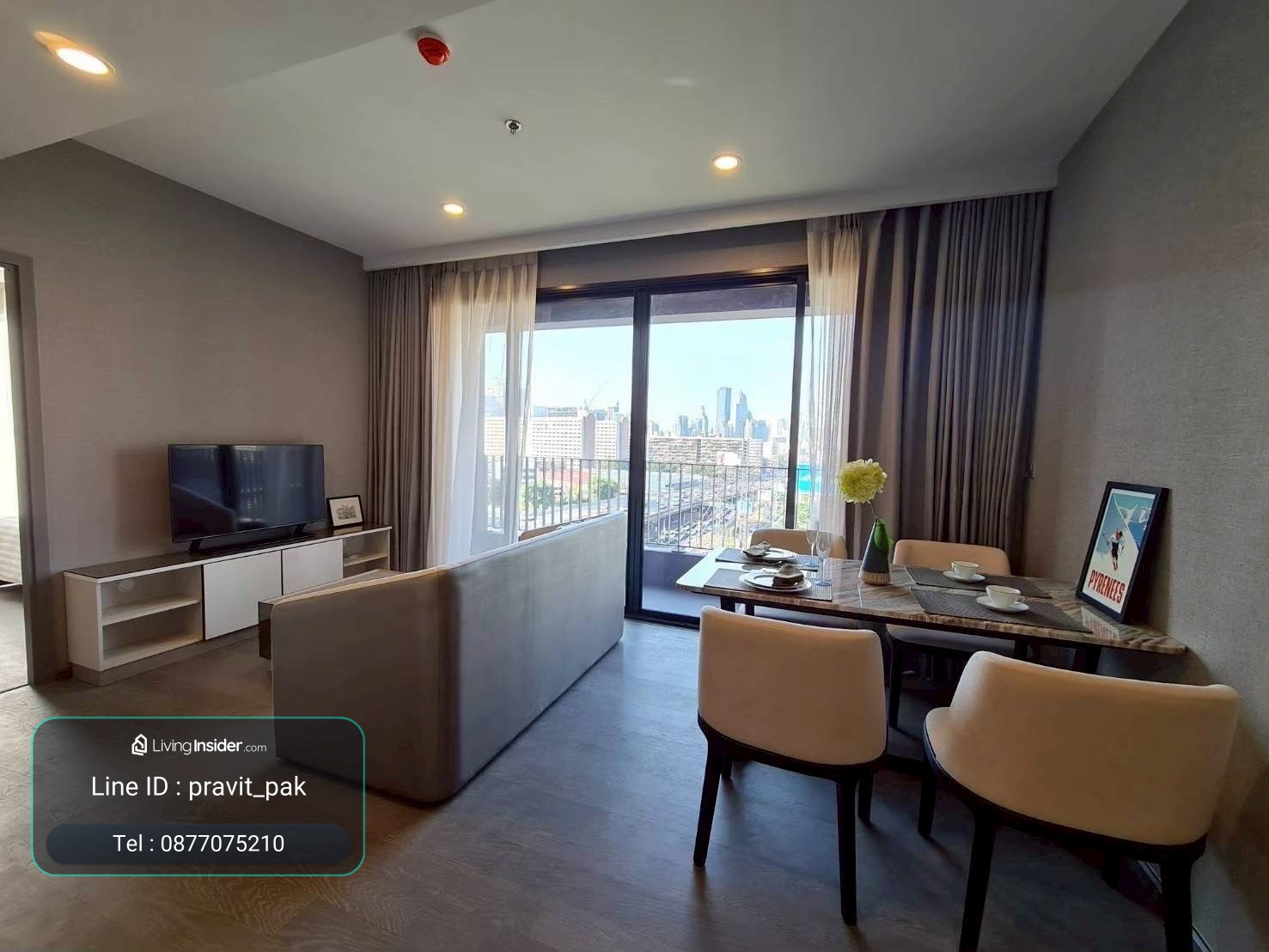 For rent, Coco Parc, next to MRT Khlong Toei, 0 meters, 2 bedrooms, 2 bathrooms, free room cleaning 4 times a month, best price in the building 0877075210 Boy – รูปที่ 3
