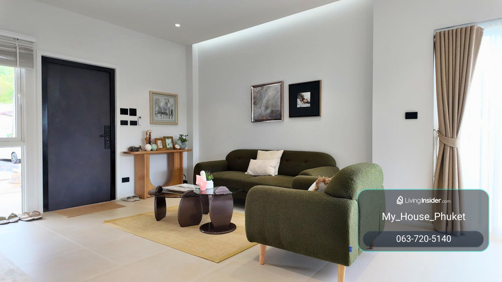New Modern Townhome for Sale in Ratsada, Phuket (3 Beds with Private Garden) – รูปที่ 2