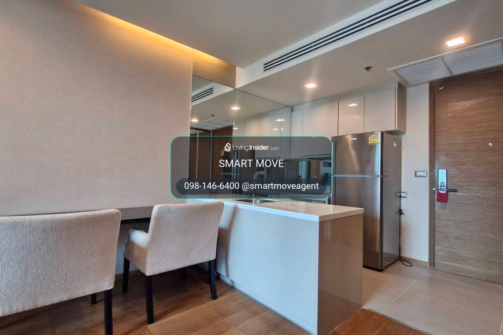 🔥เช่าด่วน !! The Address Sathorn, 1 ห้องนอน 1 ห้องน้ำ, ชั้นสูง 13++, วิวมหานคร, ห้องทิศตะวันออก !!🔥Code C20241100048 แต่งครบ, พร้อมเข้าอยู่ 📣📣 – รูปที่ 3