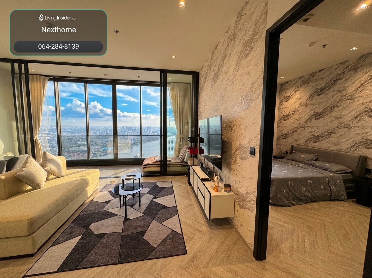 🔥ให้เช่าด่วน🔥 Chapter Charoennakorn Riverside วิวโค้งแม่น้ำเจ้าพระยา ใกล้ ICONSIAM ห้องหรูชั้นสูง – รูปที่ 2