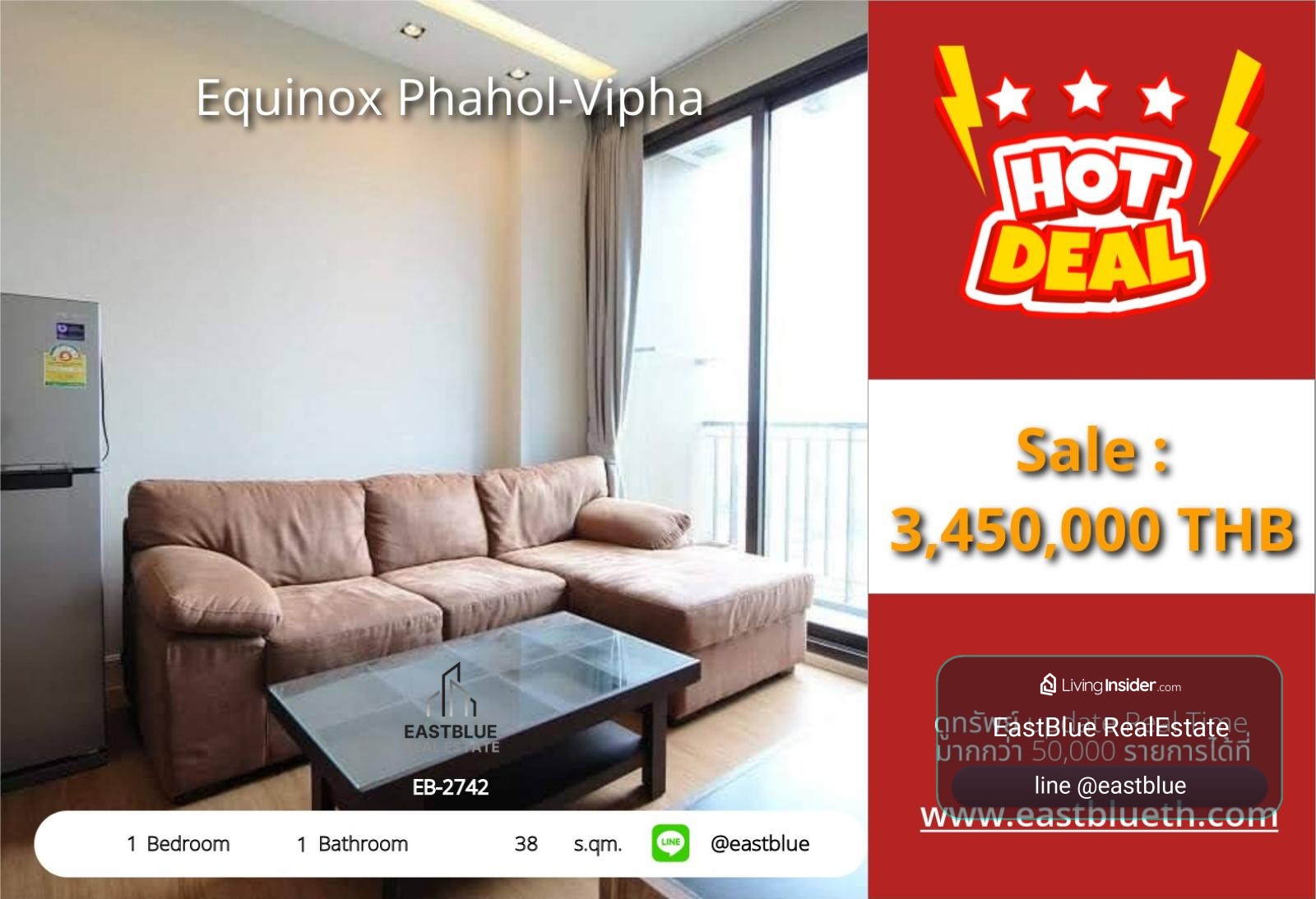 05/10/2026, รวมค่าโอน🏡 ขายด่วน! คอนโดสวยย่านหมอชิต Equinox Phahol-Vipha เพียง 3.45 ลบ.

✨ 1 ห้องนอน 38 ตรม. ใกล้รถไฟฟ้า ส่วนกลางครบ จัดเต็ม! 0642748883 – รูปที่ 3