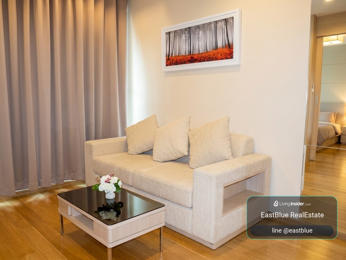 ให้เช่า The Address Asoke 1 นอน 45 ตร.ม. ใกล้ MRT สุขุมวิท 24,000/เดือน 0642748883 – รูปที่ 2