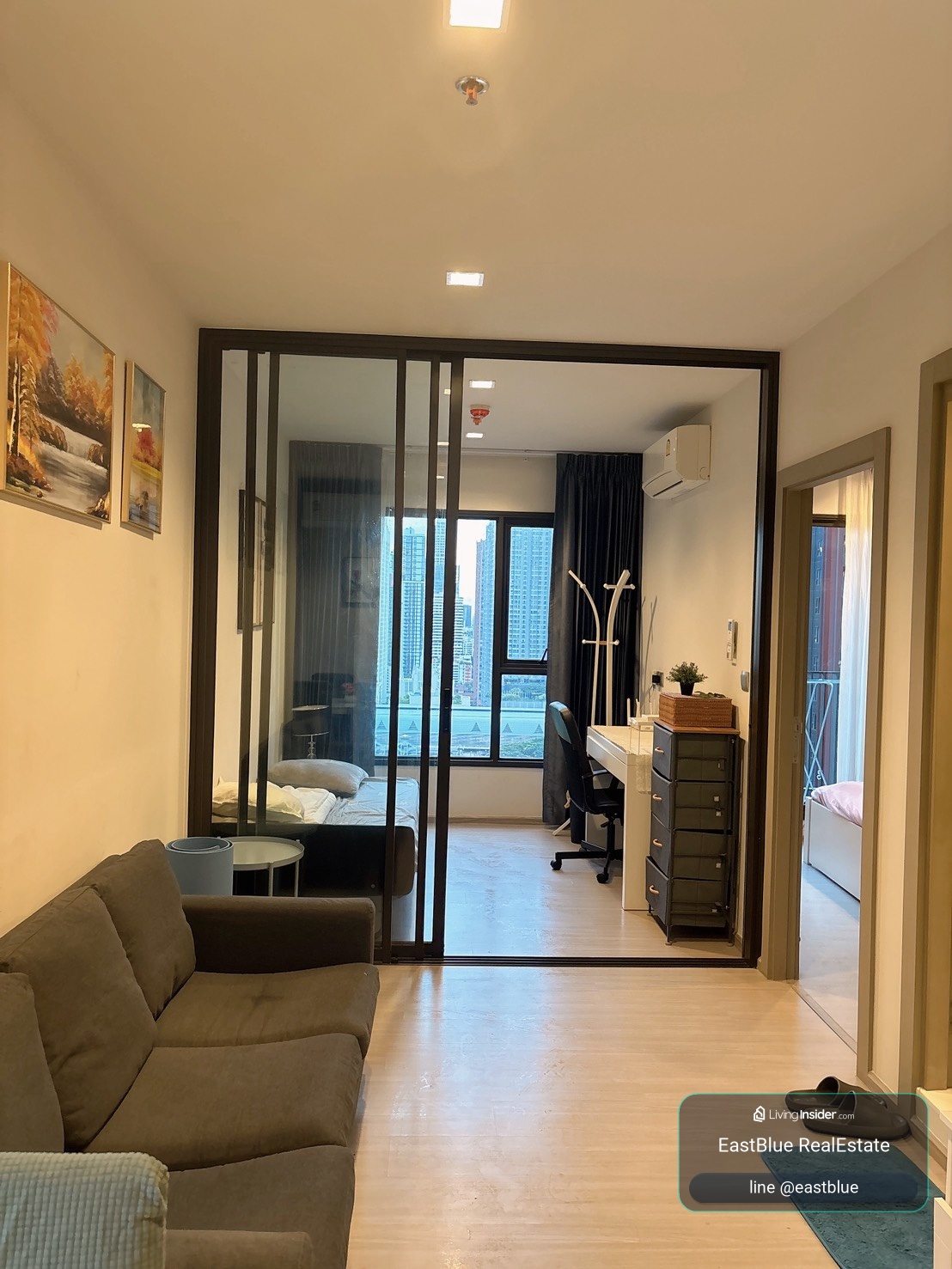 ให้เช่า Life Asoke - Rama 9 2 นอน 40 ตร.ม. ใกล้ MRT พระราม 9 26,000/เดือน 0642748883 – รูปที่ 2