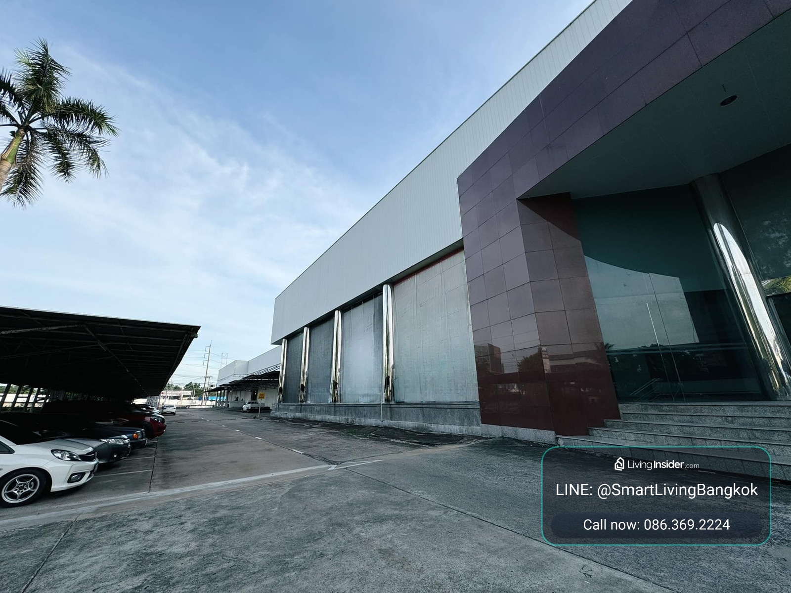 ให้เช่าโชว์รูมพร้อมโกดังขนาดใหญ่ 6.5 ไร่ (13,000 ตร.ม.) สี่แยกมีนบุรี เข้า-ออก 2 ทาง ใกล้ MRT เศรษฐบุตรบำเพ็ญ 200 ม. – รูปที่ 2