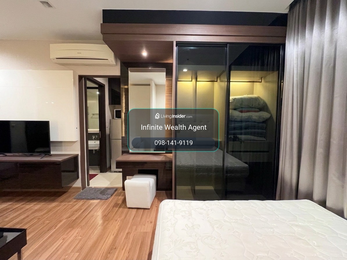 ✨ Best price! | Ivy Ampio Studio 31sqm 18K/m Fully furnished, high privacy, 300m to MRT | Ready to move in. DM to view for free! ⚡ – รูปที่ 3