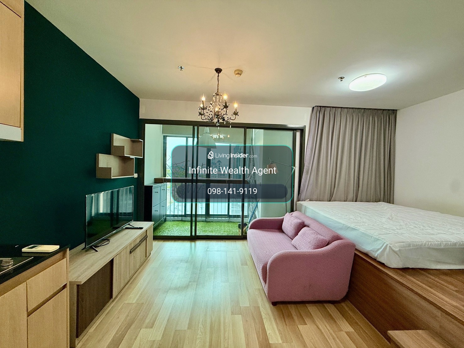 ✨ ห้องสวยน่ารักอบอุ่น วิวสระ! | Ideo Blucove Studio 27ตรม. 10,500/ด. ใกล้BTSอุดมสุข โดยเซลล์ประจำโครงการ • ห้องสวยไปไว ทักด่วน! ⚡ – รูปที่ 4