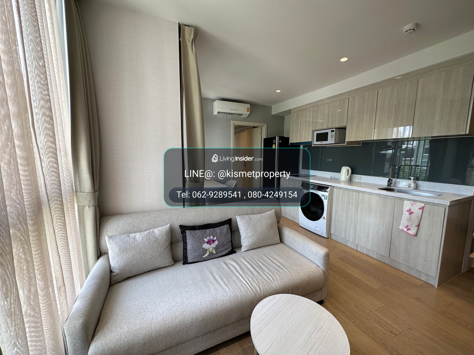 For Rent Runesu Thonglor 5  1bed size 37.5 sq.m. F/F – รูปที่ 2