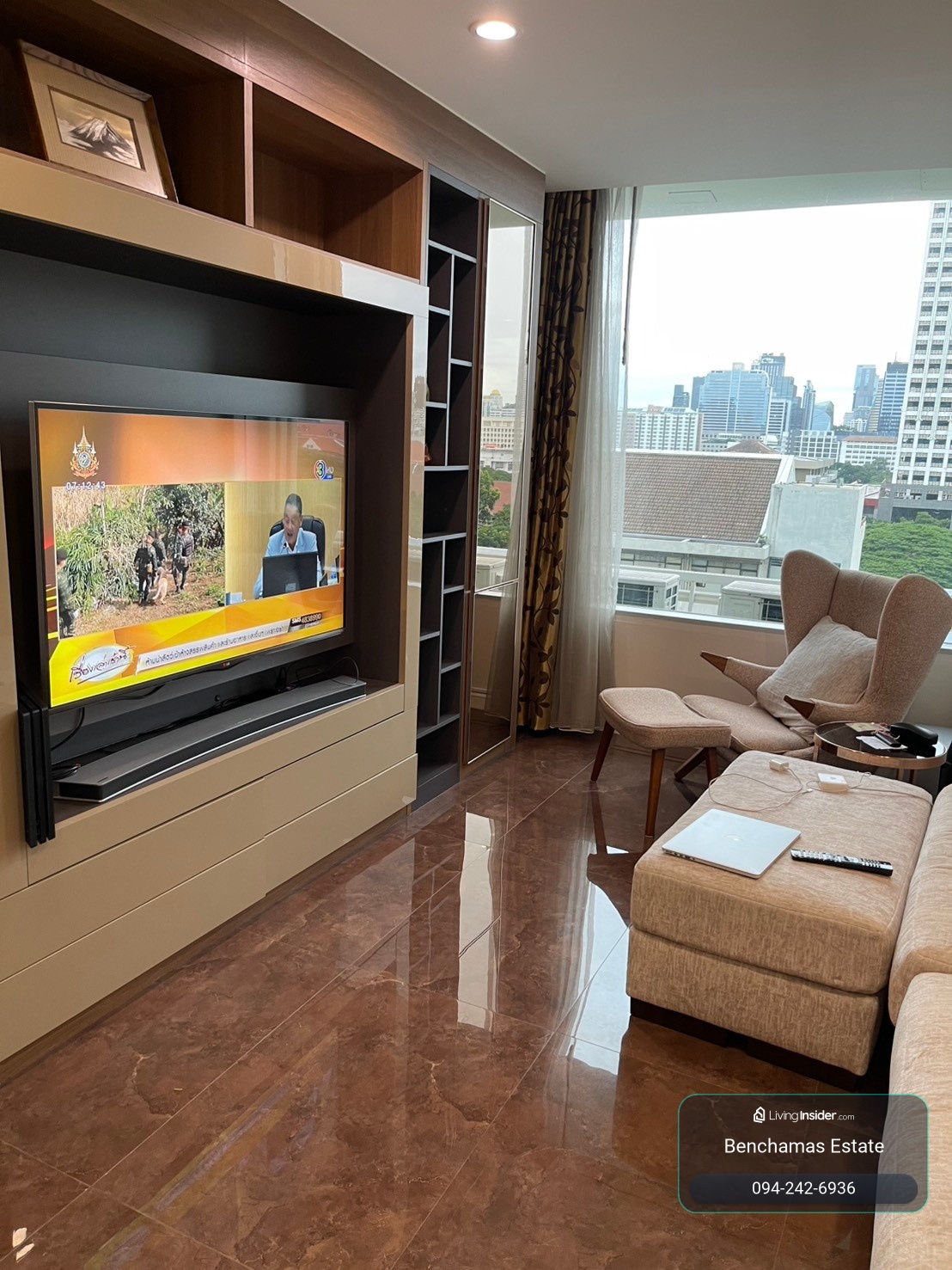 🔥 ขายคอนโดหรูห้องใหญ่ เชื่อมตรง MRT สามย่าน 🔥 Chamchuri Square Residence - จามจุรี สแควร์ เรสซิเดนท์ – รูปที่ 3