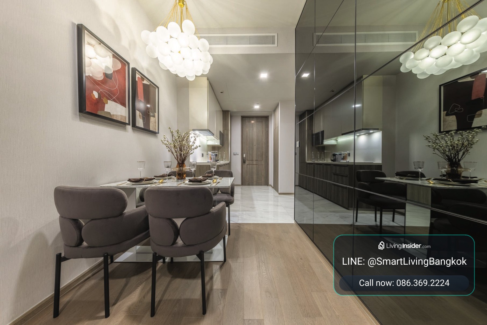 ให้เช่าคอนโด Ultra Luxury Celes Asoke (เซเลส อโศก) วิวเมืองสวย 1 ห้องนอน 42 ตร.ม. ใกล้ BTS อโศก และ MRT สุขุมวิท – รูปที่ 3