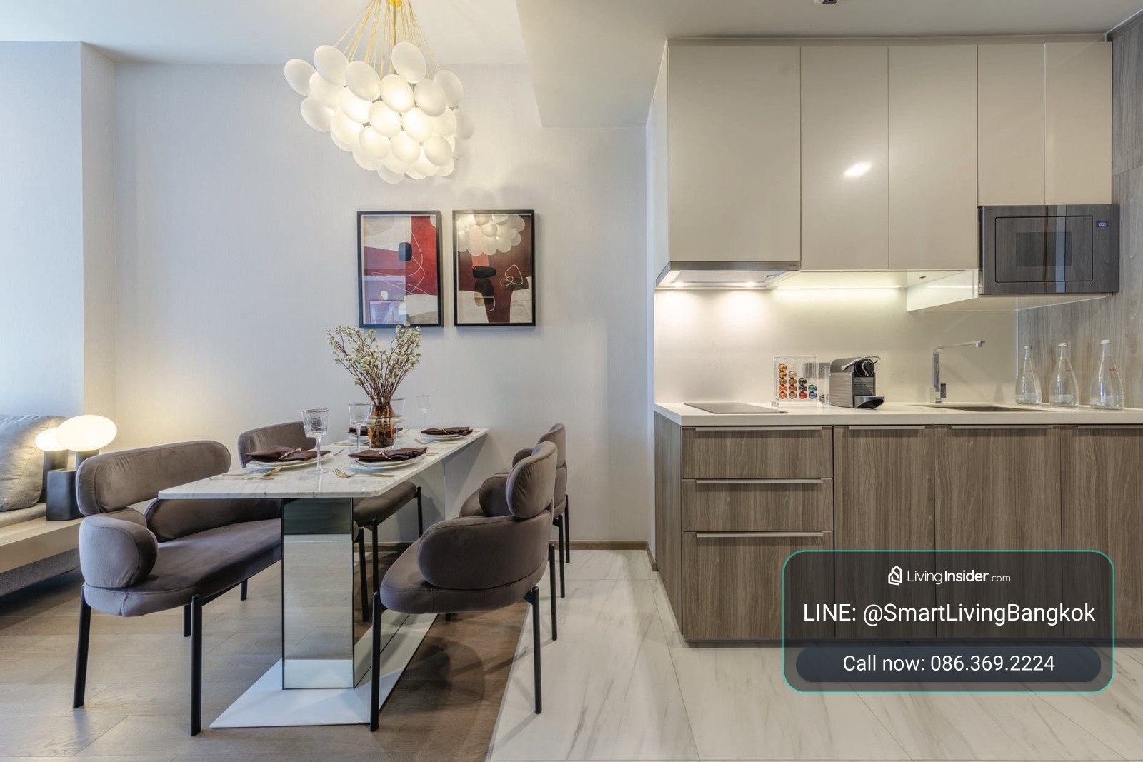 ให้เช่าคอนโด Ultra Luxury Celes Asoke (เซเลส อโศก) วิวเมืองสวย 1 ห้องนอน 42 ตร.ม. ใกล้ BTS อโศก และ MRT สุขุมวิท – รูปที่ 2