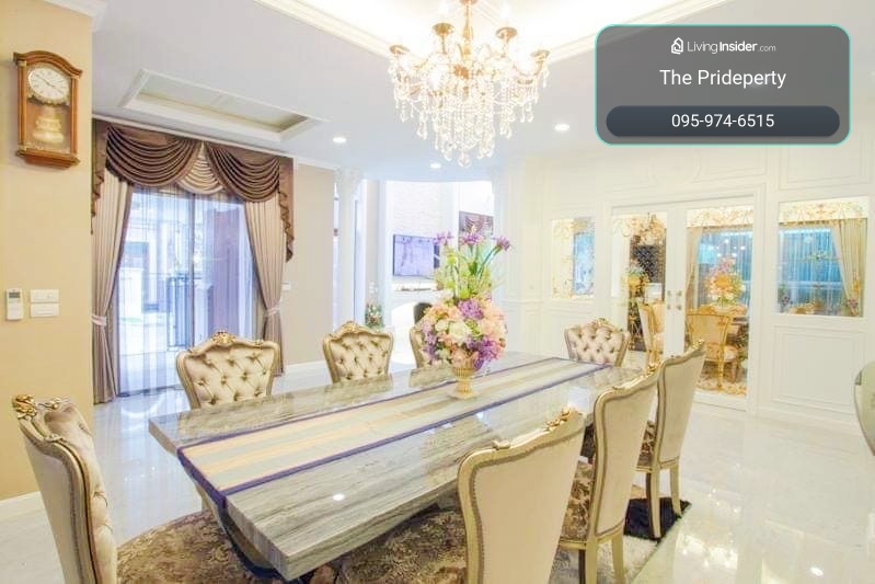 ขาย บ้านเดี่ยว แกรนด์ บางกอก บูเลอวาร์ด รัชดา – รามอินทรา 2 ขนาด 96 ตร.วา. พื้นที่ใช้สอย 487 ตรม. สวยหรู ตกแต่งครบ พร้อมเข้าอยู่ – รูปที่ 4