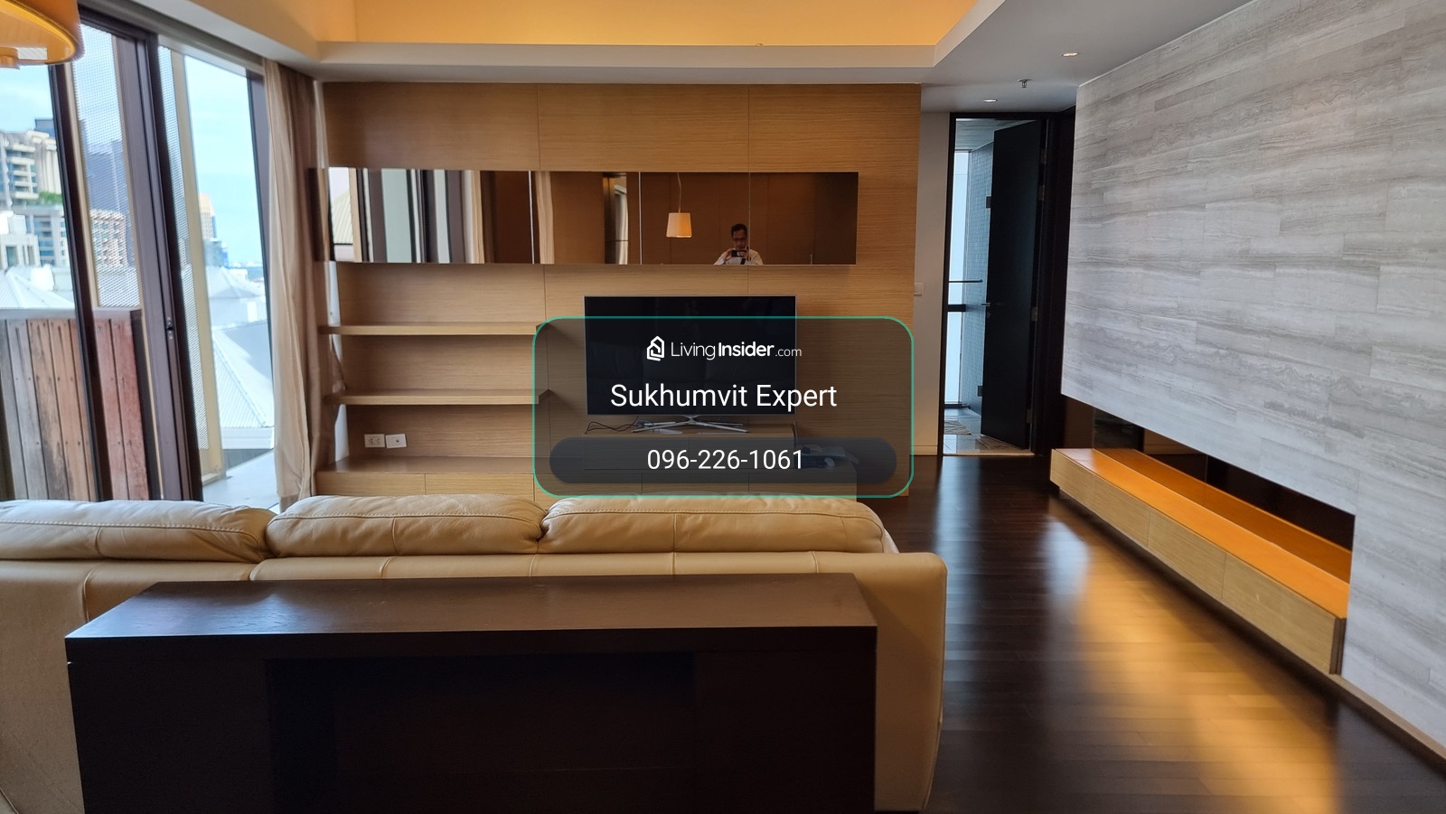 ขายคอนโด Hansar Rajdamri * 2 ห้องนอน 2 ห้องน้ำ * ขนาด 138 ตร.ม. * ชั้น 26 ชั้นสูง วิวเมืองสวย – รูปที่ 2