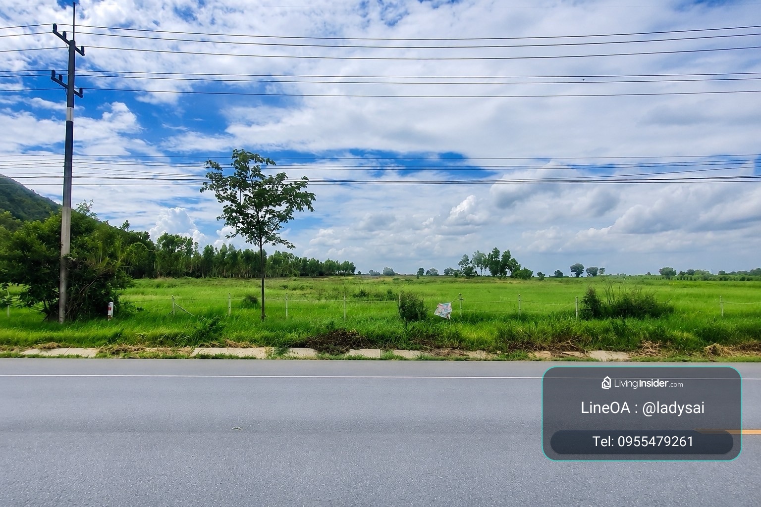 🌳ขายที่ดินติดถนนใหญ่ 3342 วิวภูเขา อ.ห้วยกระเจา จ.กาญจนบุรี  📌LineOA : @ladysai  – รูปที่ 3