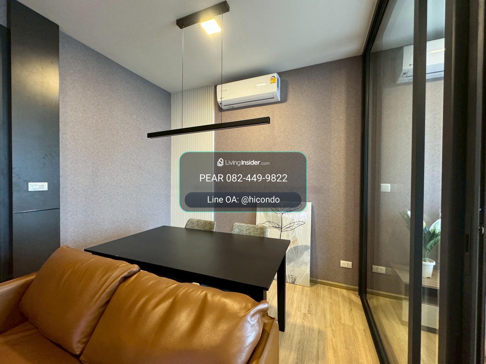 1 ห้องนอน Built in ทั้งห้อง พร้อมอยู่ วิวฝั่งโรงเรียน | 082-4499822 – รูปที่ 2