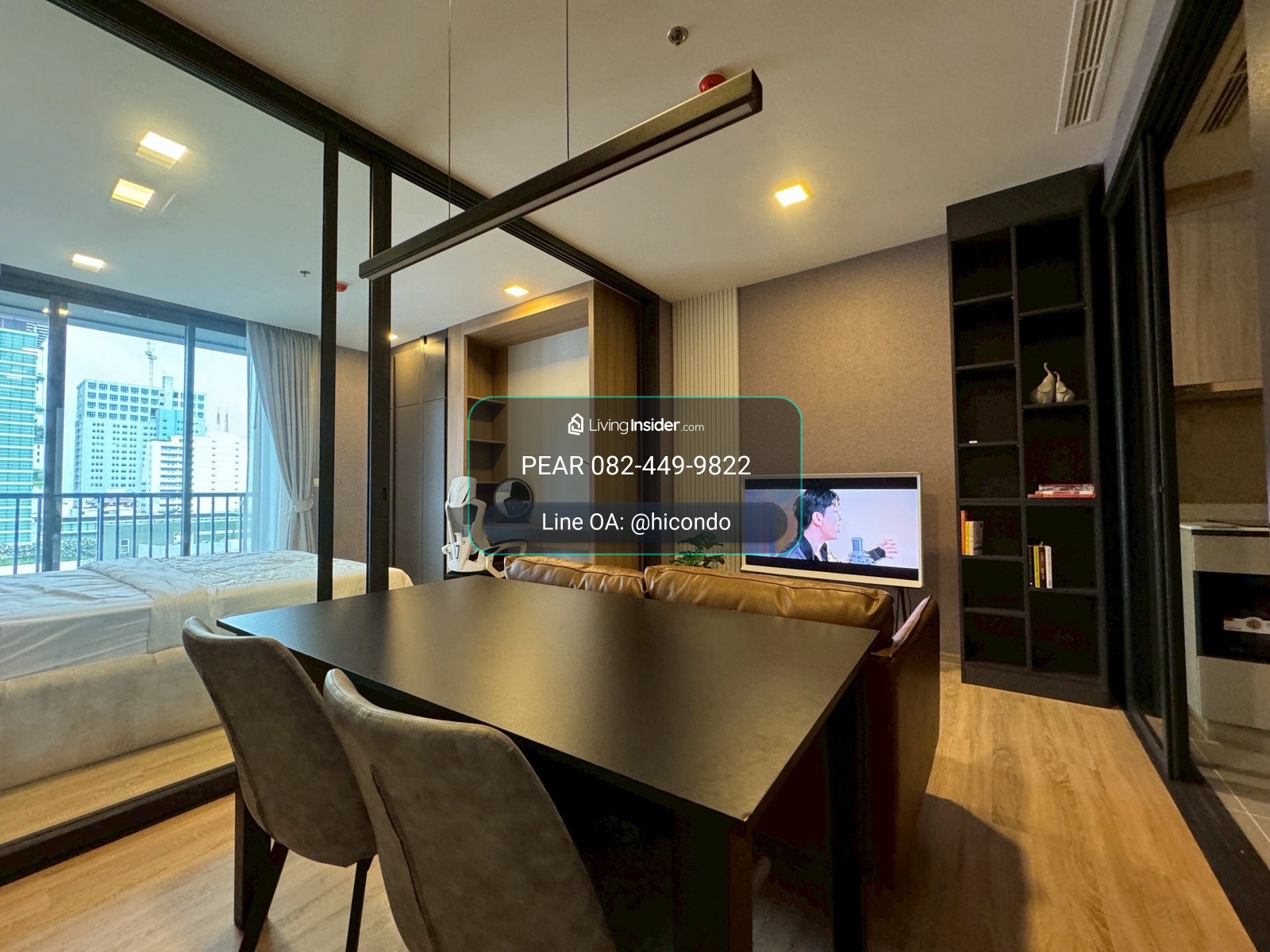 1 ห้องนอน Built in ทั้งห้อง พร้อมอยู่ วิวฝั่งโรงเรียน | 082-4499822 – รูปที่ 4