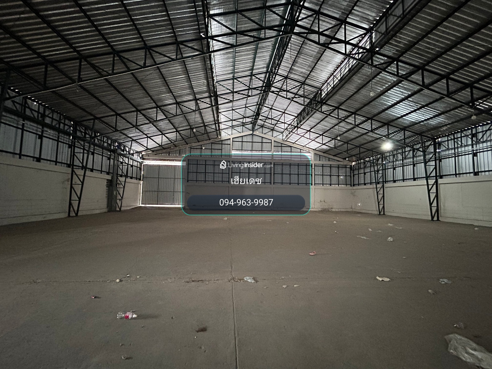 Factory for rent, Bang Chan Industrial Estate, Serithai Road, purple area, 3-phase electricity, total usable area 2,000 sq m., container trucks can enter and exit. Connects to many roads, close to the expressway. – รูปที่ 2