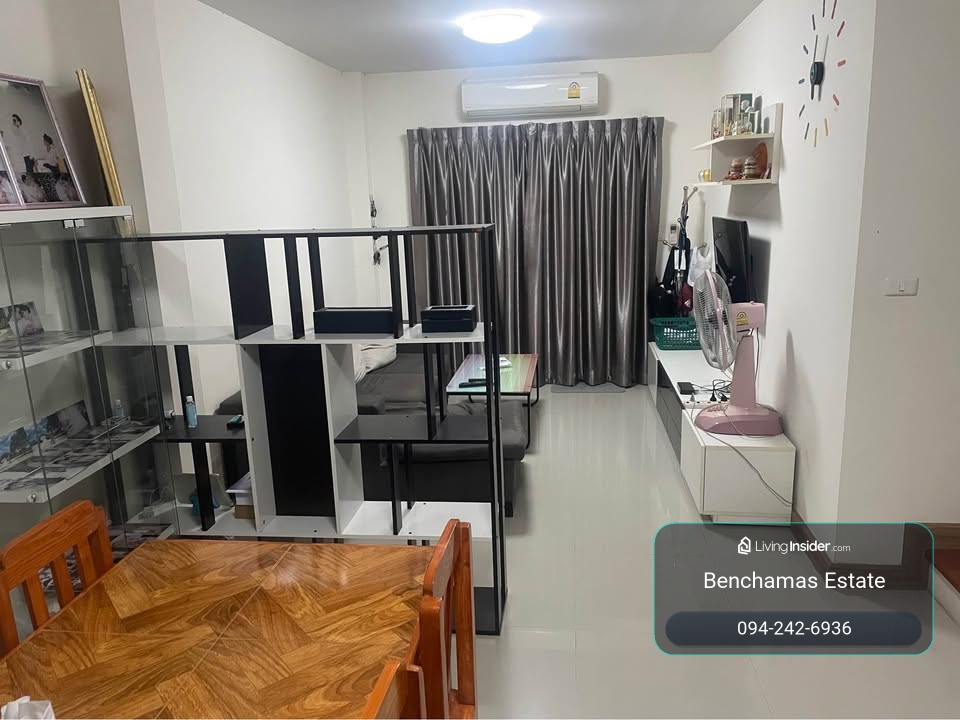 🔥ขาย ทาวน์โฮม Baan Dee Bang Thorat บ้านดี บางโทรัด  ✅หลังริม พื้นที่กว้าง จอดรถได้ถึง 4 คัน หมู่บ้านติดถนนใหญ่พระราม 2 – รูปที่ 4