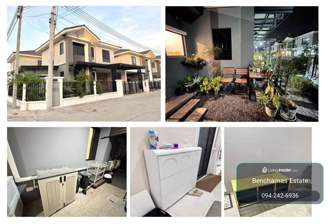 🔥ขาย บ้านแฝดสไตล์บ้านเดี่ยว "หลังริม-หลังมุม" Verzo Wongwaen-Lamlukka เวอร์โซ วงแหวน-ลำลูกกา ✅  ต่อเติมฟังก์ชันครบครัน พร้อมเข้าอยู่ได้ทันที – รูปที่ 2