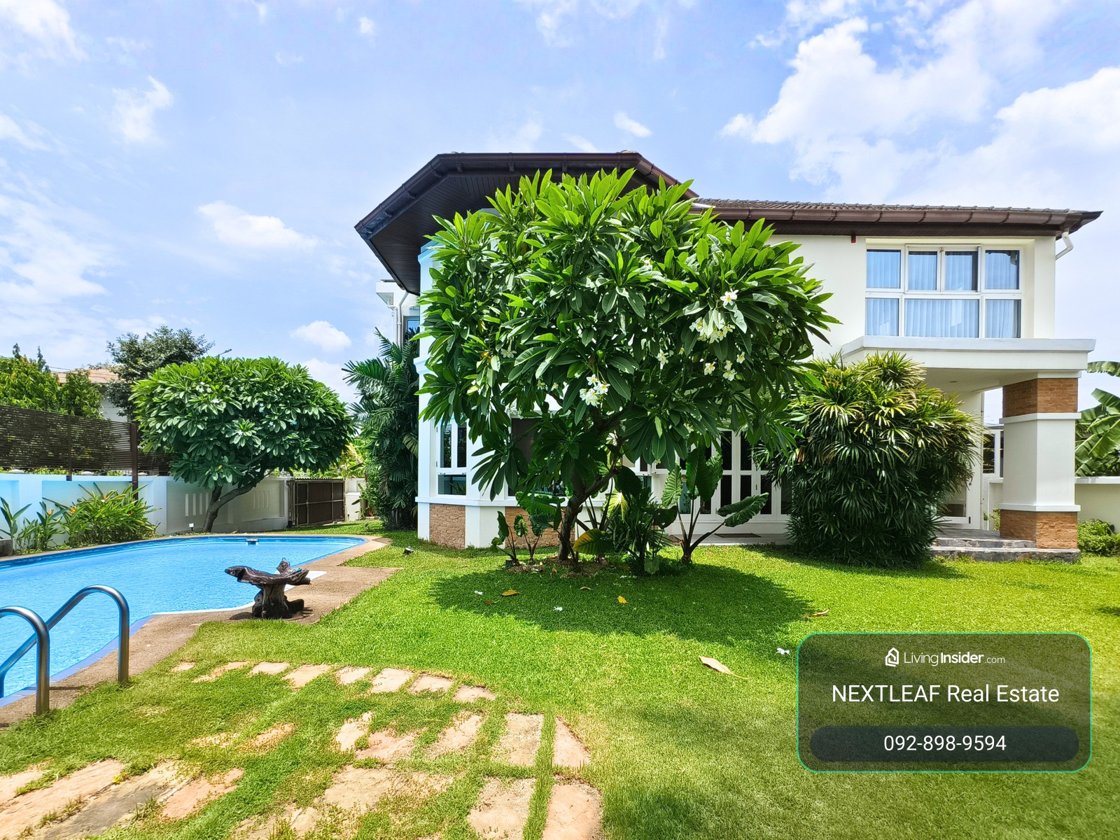 บ้านที่มีชีวิตชีวาและอบอุ่นที่สุด เหมือนตื่นมาในโรงแรม5ดาวทุกวัน หมู่บ้านธารารมณ์ รามคำแหง150 แปลงมุม มีห้องแม่บ้าน 4 ห้องนอน 3 ห้องน้ำ 132.2 ตร.ว. มีสระว่ายน้ำ เฟอร์และเครื่องใช้ไฟฟ้าครบ พร้อมอยู่ ติดรถไฟฟ้าMRT  – รูปที่ 2