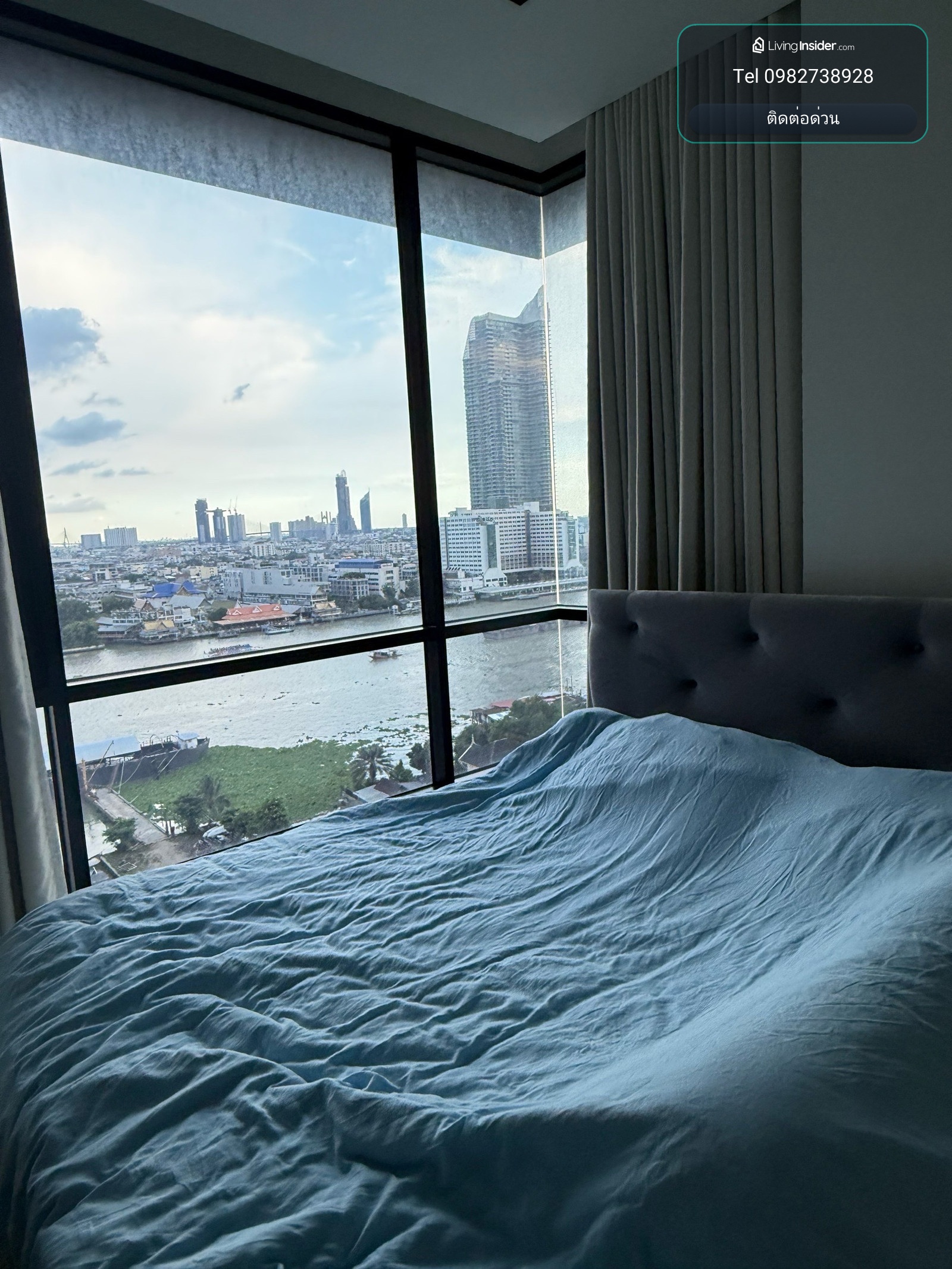 ห้องว่างพร้อมให้เช่า 35,000- / เดือน คอนโดแชปเตอร์เจริญนคร-ริเวอร์ไซด์  – รูปที่ 3