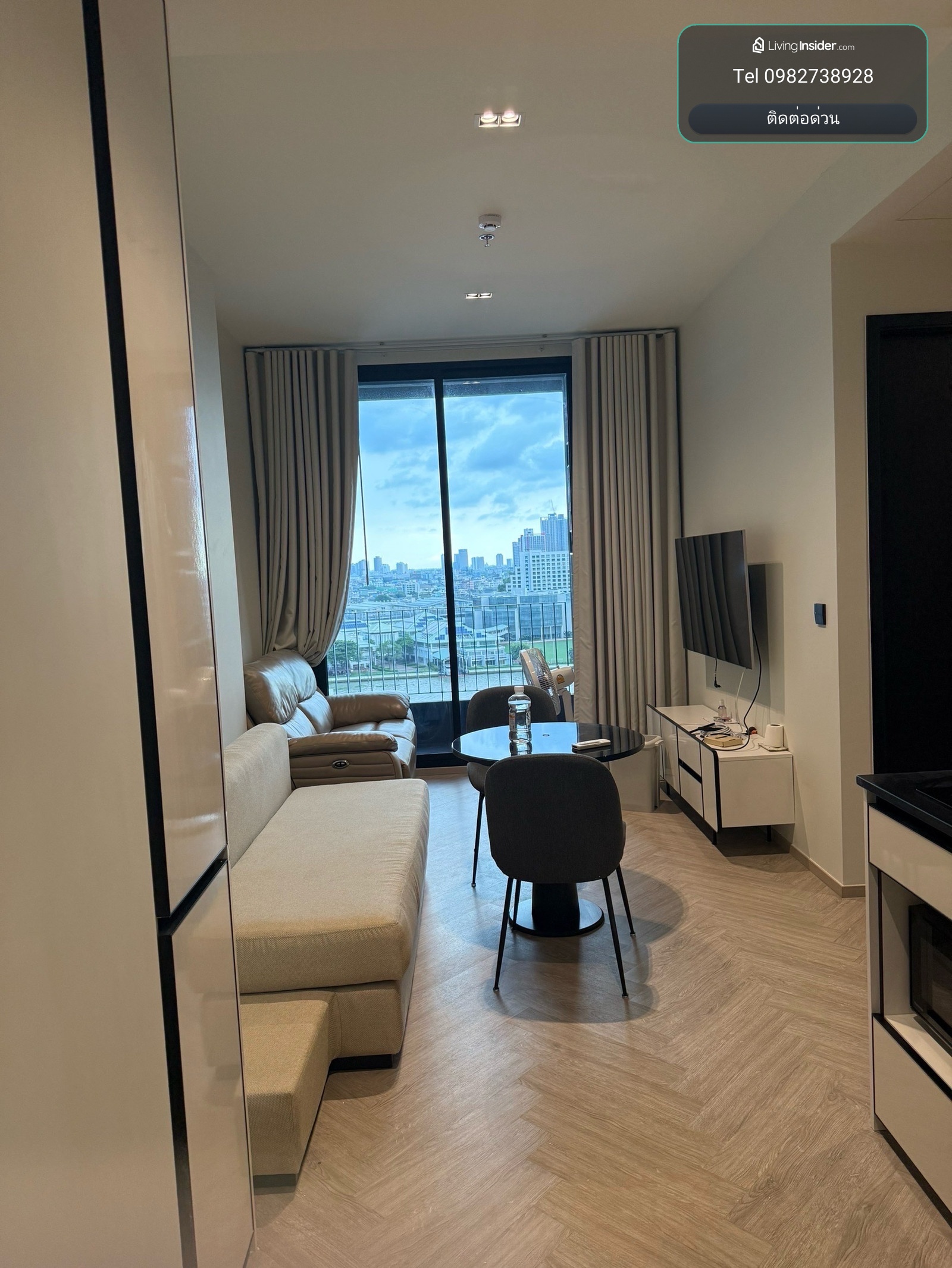 ห้องว่างพร้อมให้เช่า 35,000- / เดือน คอนโดแชปเตอร์เจริญนคร-ริเวอร์ไซด์  – รูปที่ 4