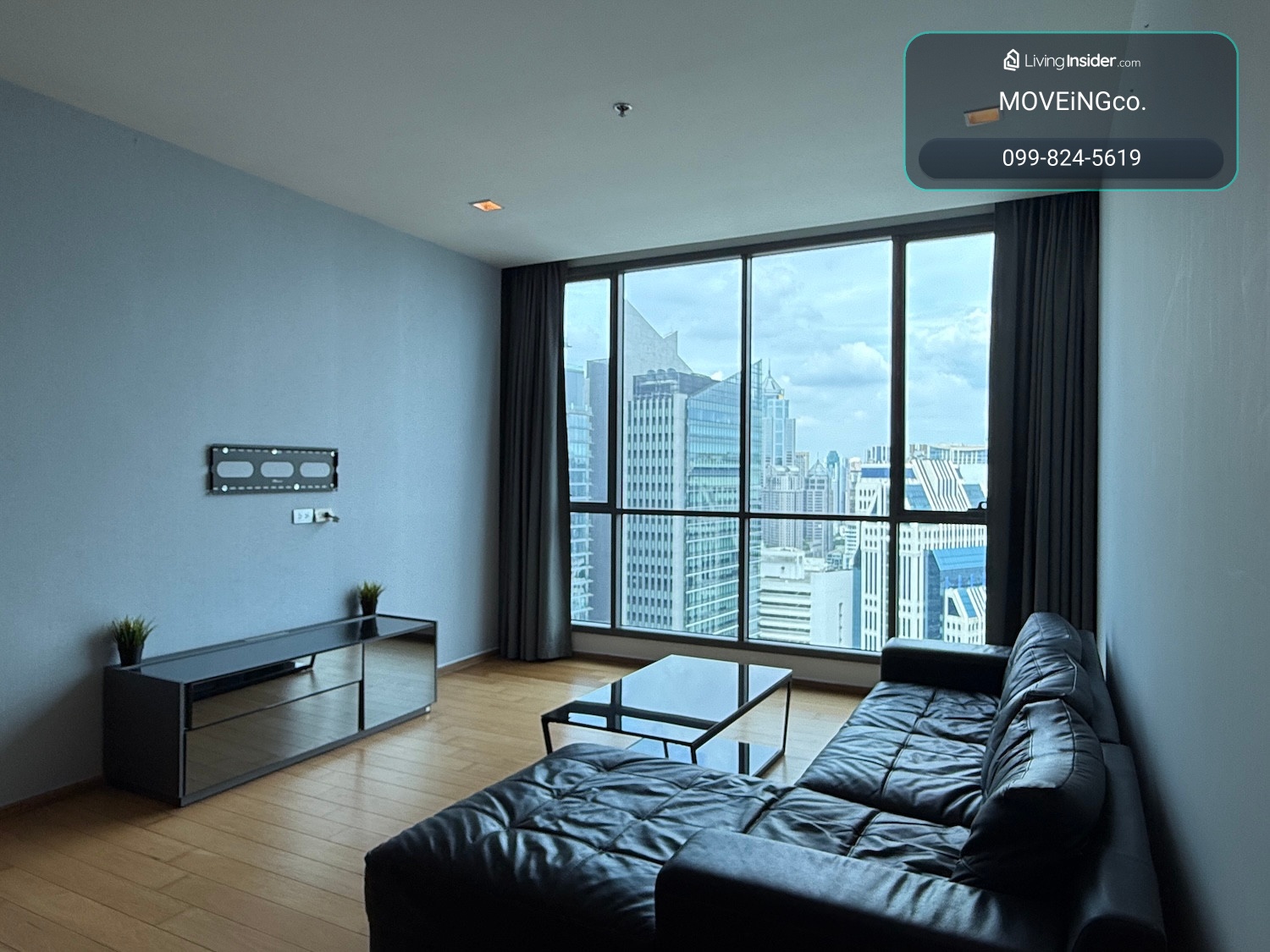 คอนโด 3 ห้องนอน ชั้นสูง ห้องมุม ใกล้รถไฟฟ้า – รูปที่ 3