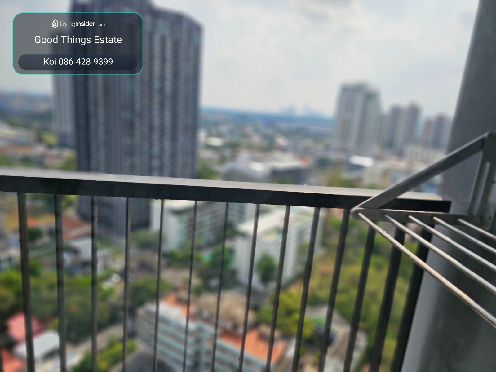 Beautiful room for rent, Rhythm Sukhumvit 44/1, 1 bedroom type, 45 sq m, 22nd floor, only 10 meters from BTS Phra Khanong, rent only 26,300 baht. – รูปที่ 4