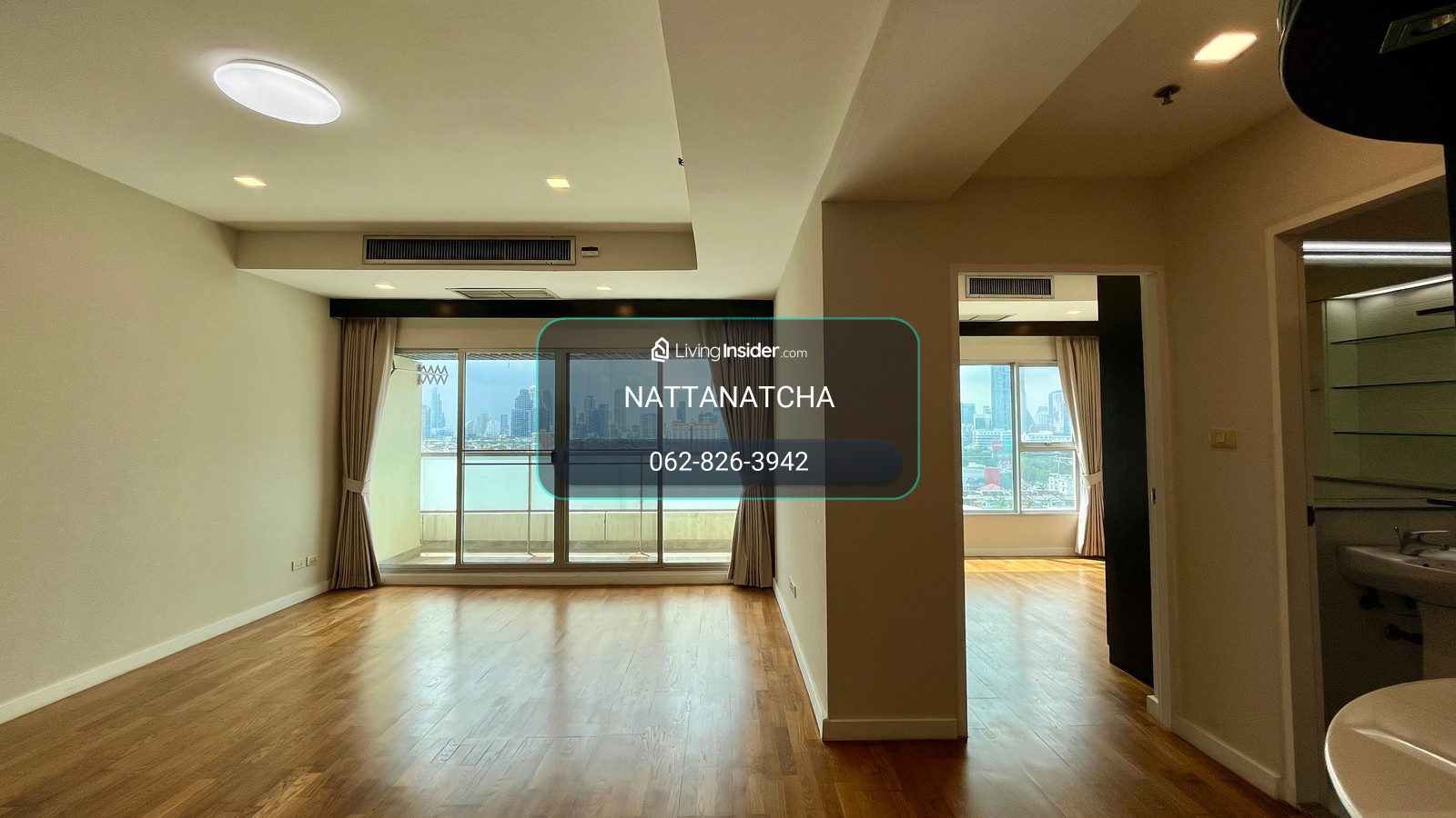 Duplex 2 ชั้น ห้องใหญ่พิเศษ 147.7 ตร.ม. เหมือนอยู่บ้านใจกลางสาทร – รูปที่ 4