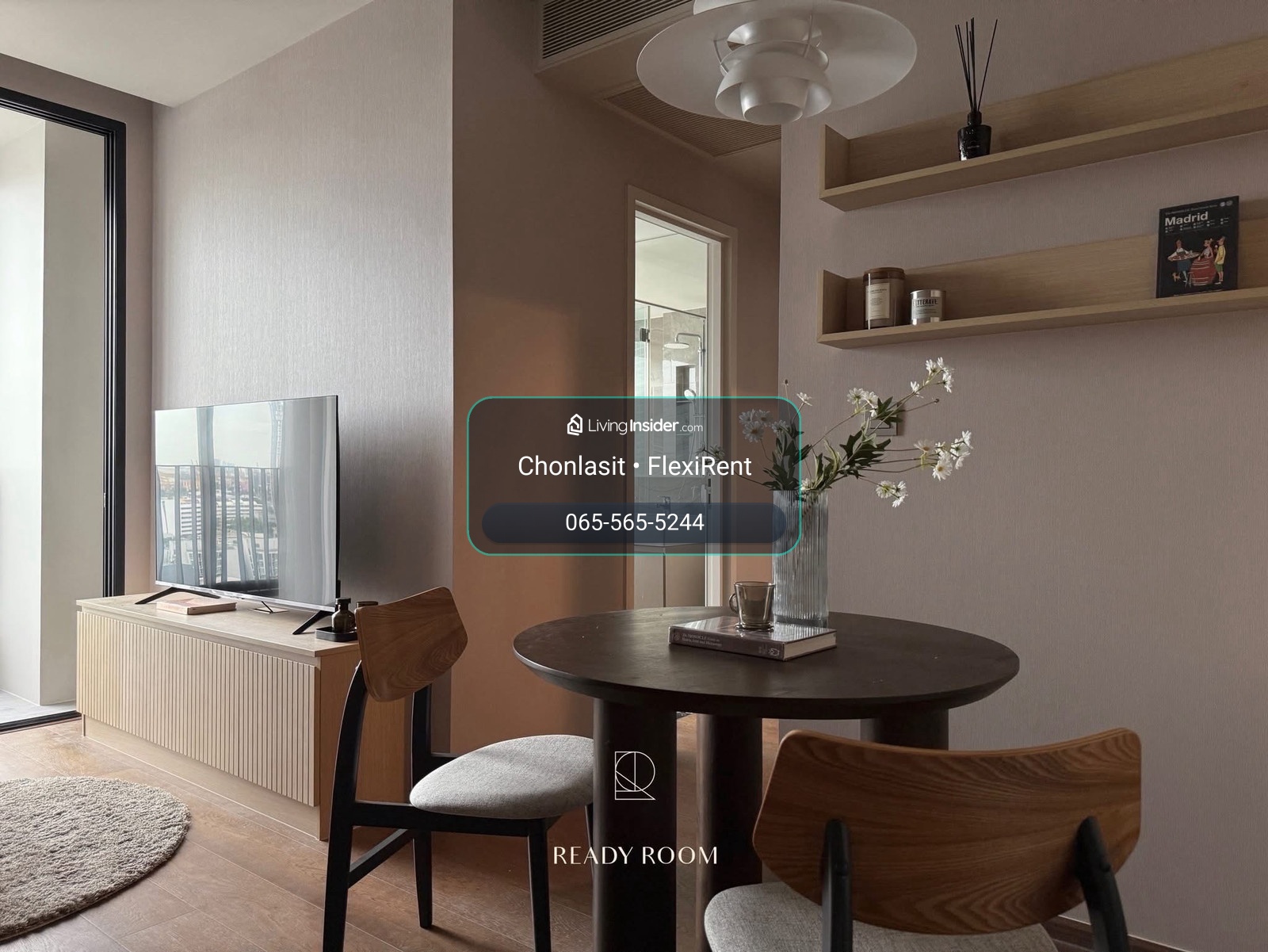 🌇Luxury condo in the heart of Sukhumvit, near BTS Thonglor, only 450 meters, beautiful, airy room, lots of natural light. Complete with bathtub and kitchen set💎✨ For rent Ideo Q Sukhumvit 36 ✨ – รูปที่ 3