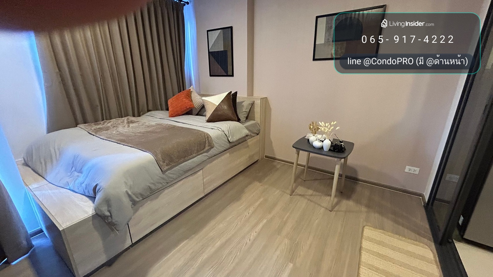 P-1572 🪟THE MUVE Bangna (The Move Bangna)✅ Only 1.59 million✅ Beautifully decorated room, ready to move in. ✅*0659174222* – รูปที่ 4