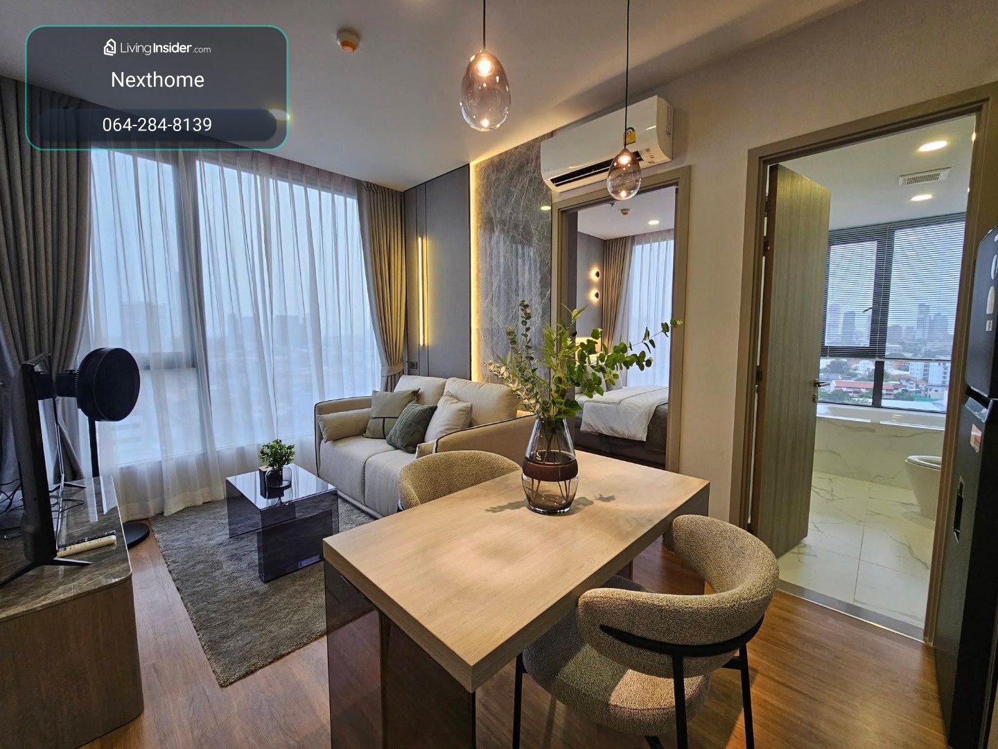 🔥ให้เช่าด่วน🔥 Cloud Thonglor – Phetchaburi ห้องมุม วิว 2 ด้าน ห้องใหญ่ 38 ตร.ม. พร้อมอยู่ – รูปที่ 2