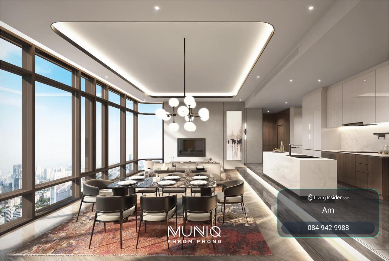 Muniq Phrom phong: 3bed 4bath + maid 192sqm. Corner unit 84,000,000 Am: 0656199198 – รูปที่ 3