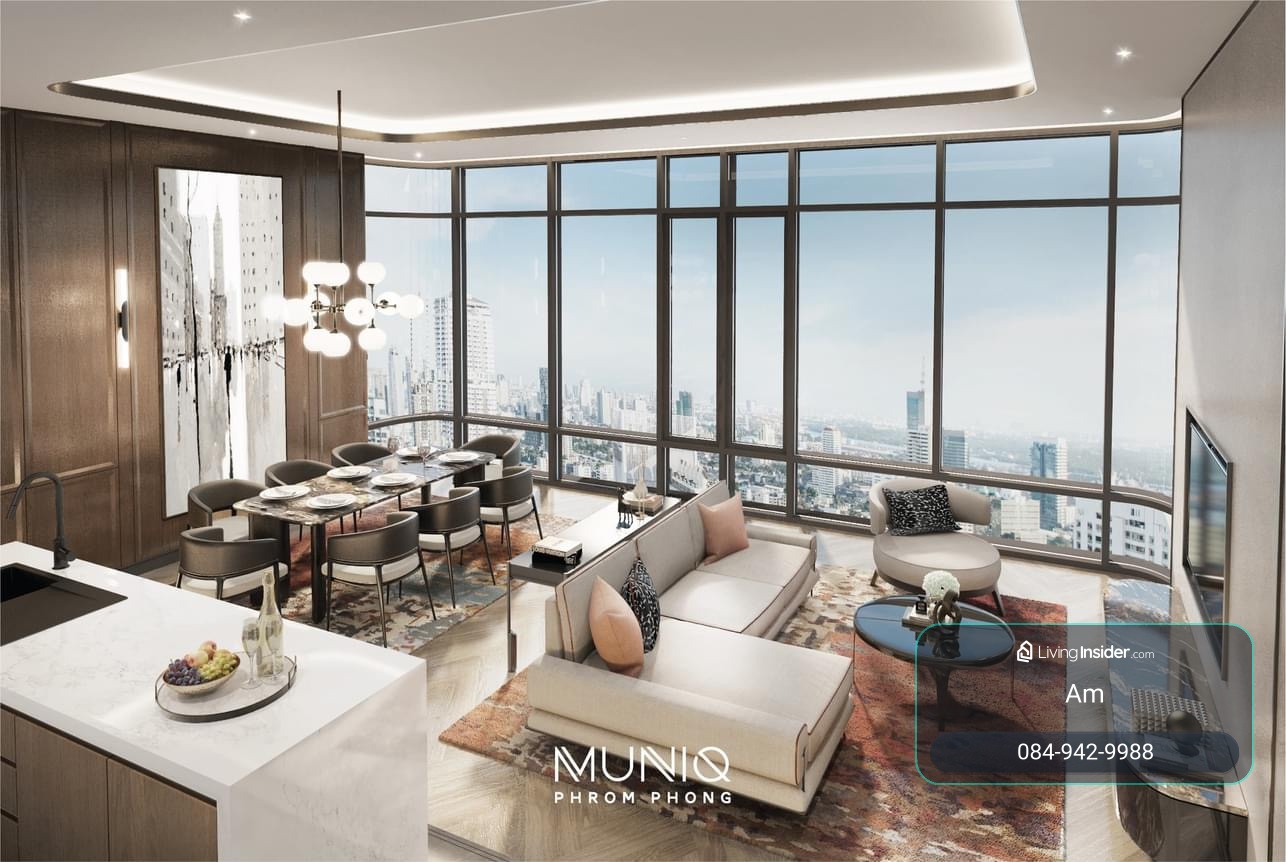 Muniq Phrom phong: 3bed 4bath + maid 192sqm. Corner unit 84,000,000 Am: 0656199198 – รูปที่ 2